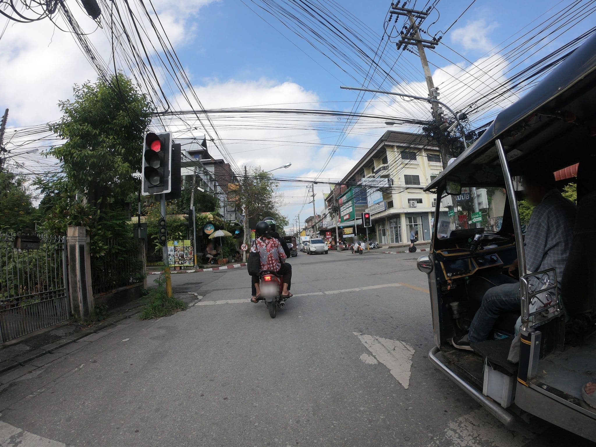 Street view near Normal Stay, Chiang Mai