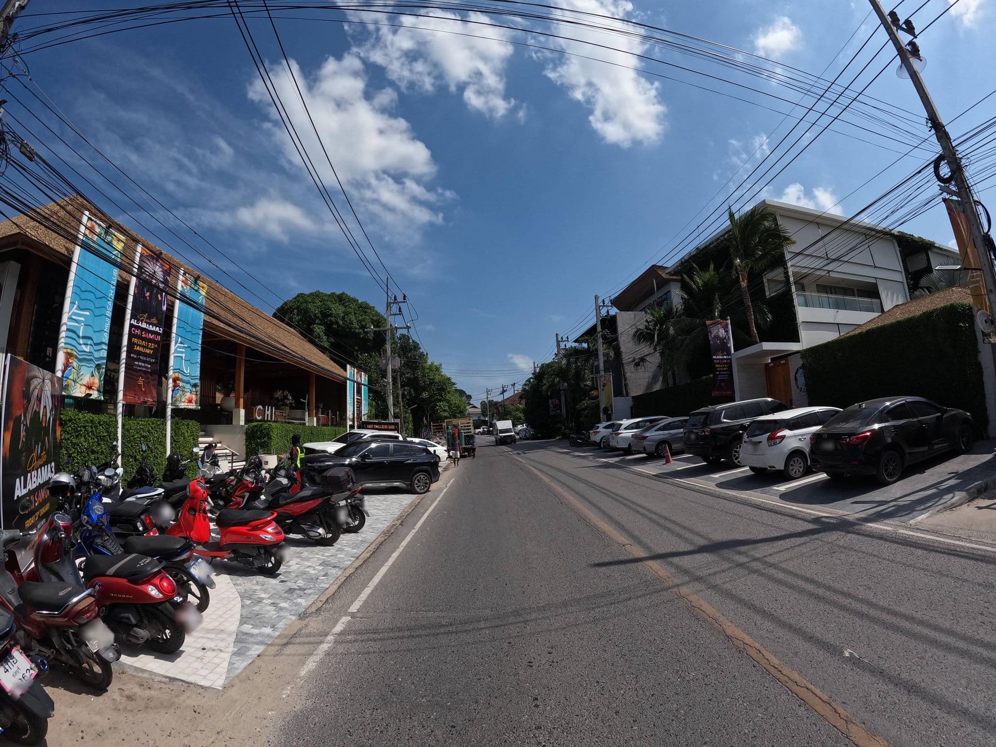 Street view near Chi Samui The Residence, Ko Samui