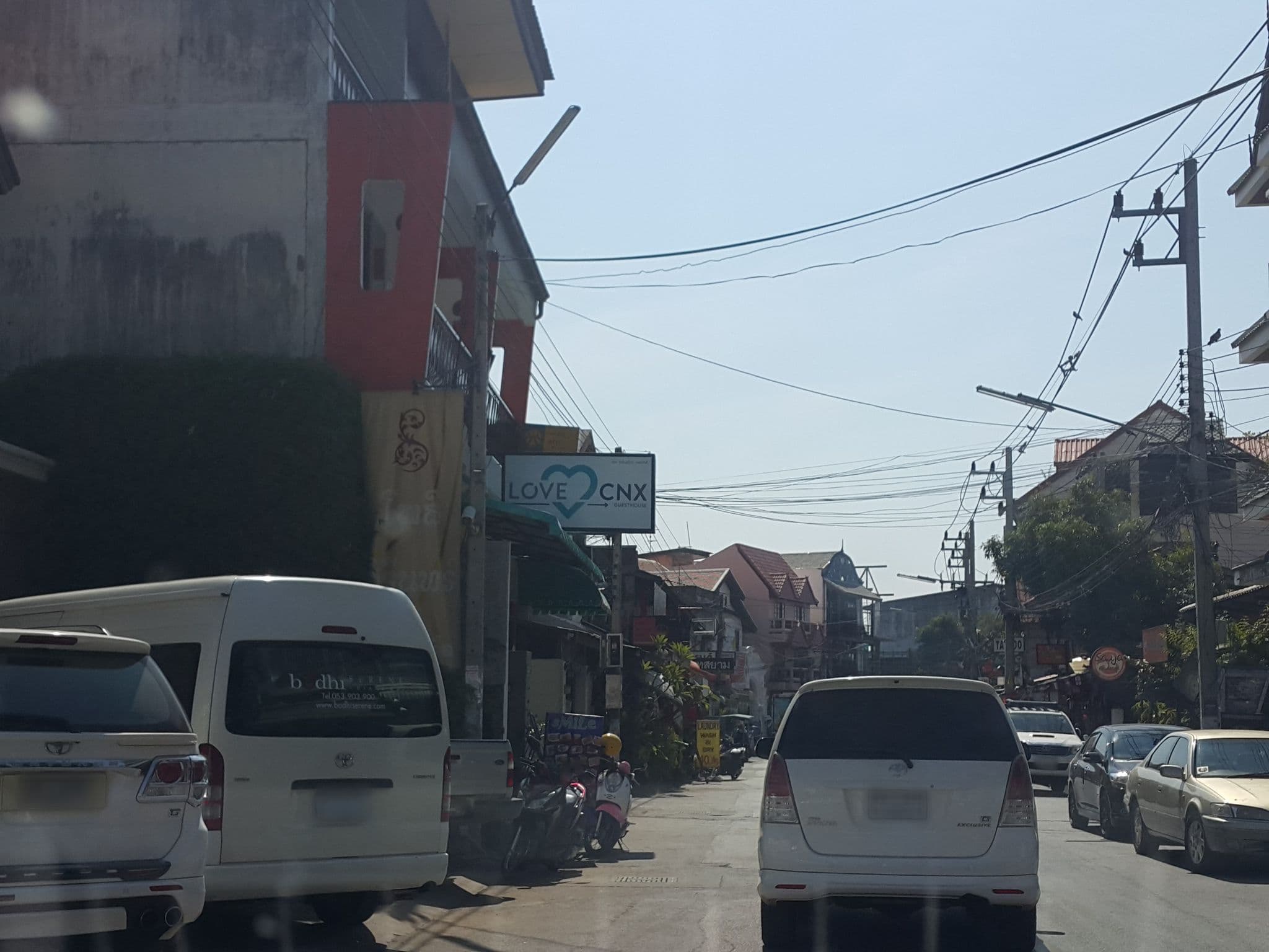 Street view near Bodhi Serene, Chiang Mai