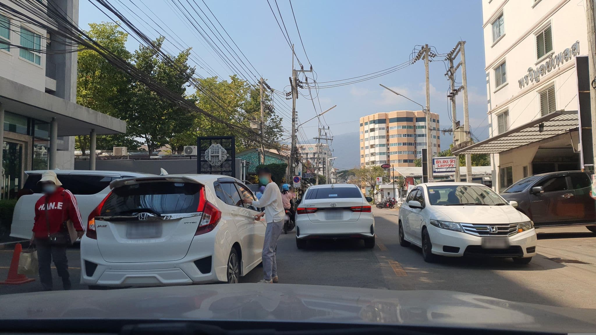Street view near October Hostel, Chiang Mai