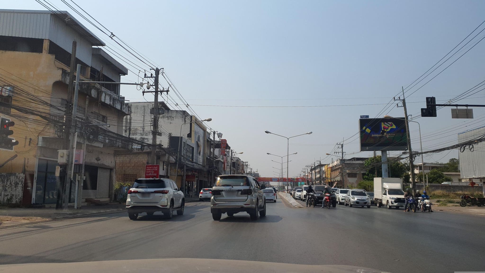 Street view near Line Hotel, Udon Thani