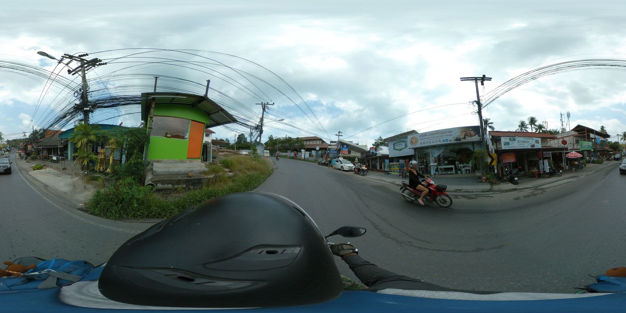 Street view near Meewaya Hotel, Ko Samui