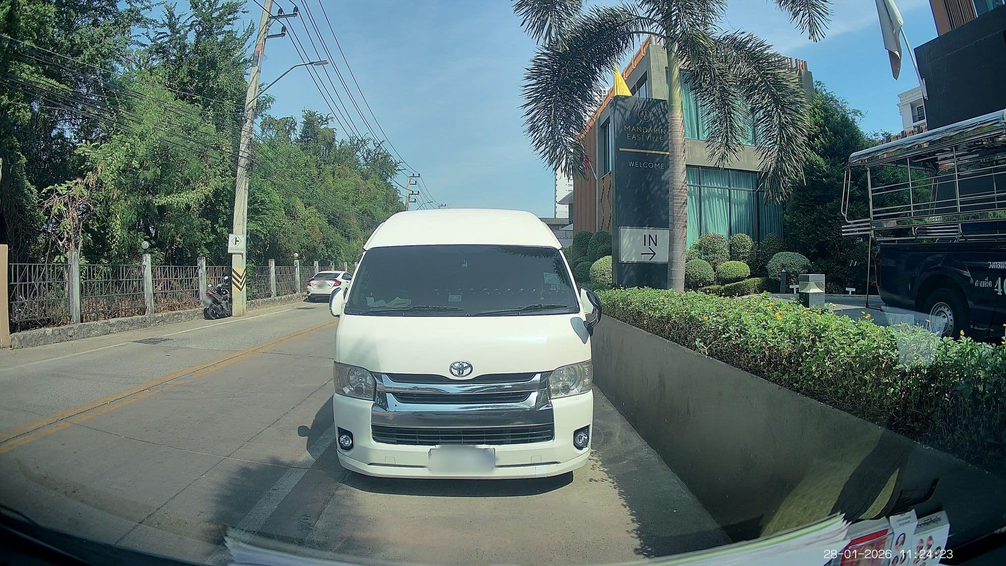 Street view near Mandarin Eastville, Pattaya