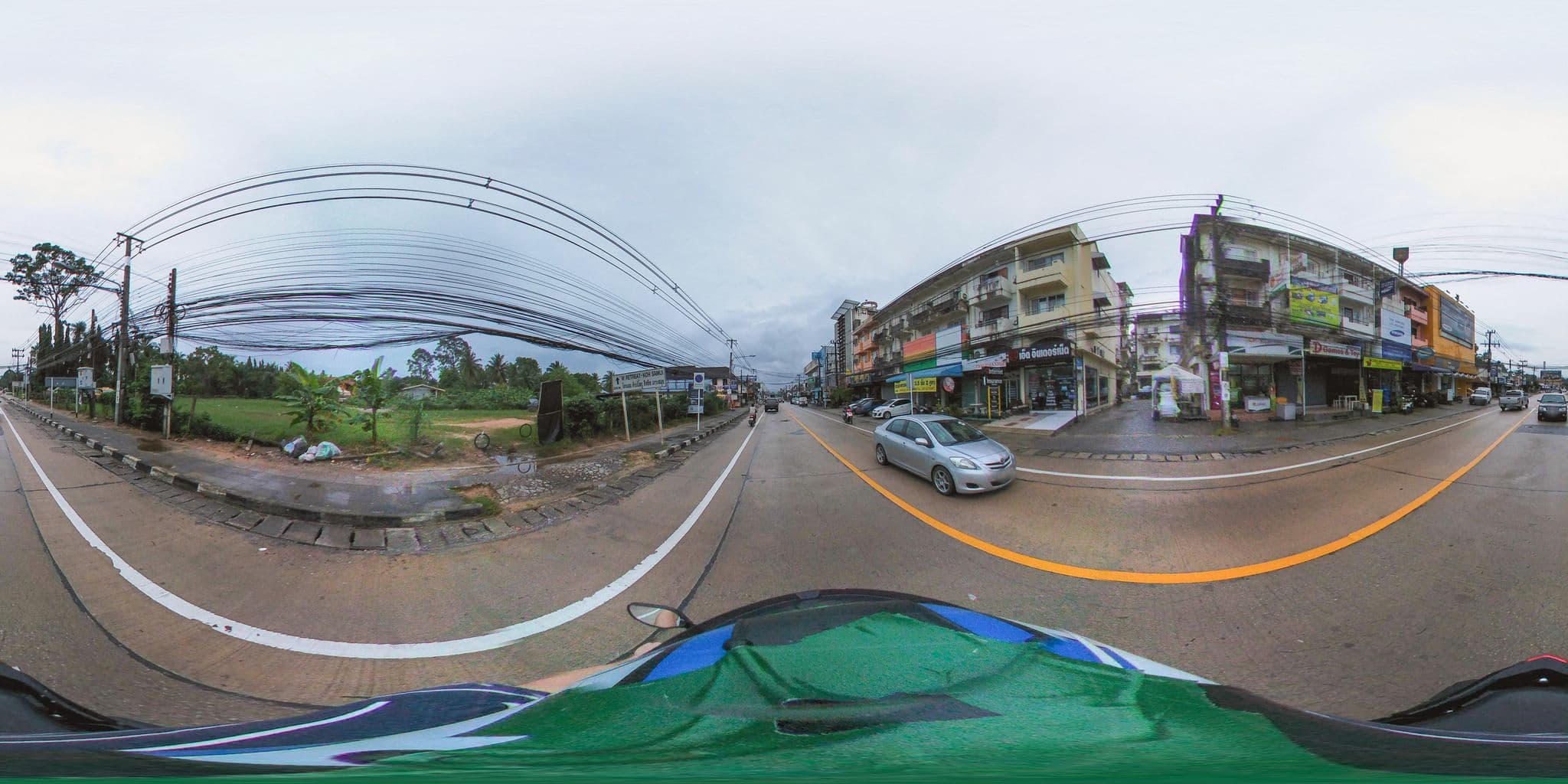 Street view near Amarin Samui Hotel, Ko Samui