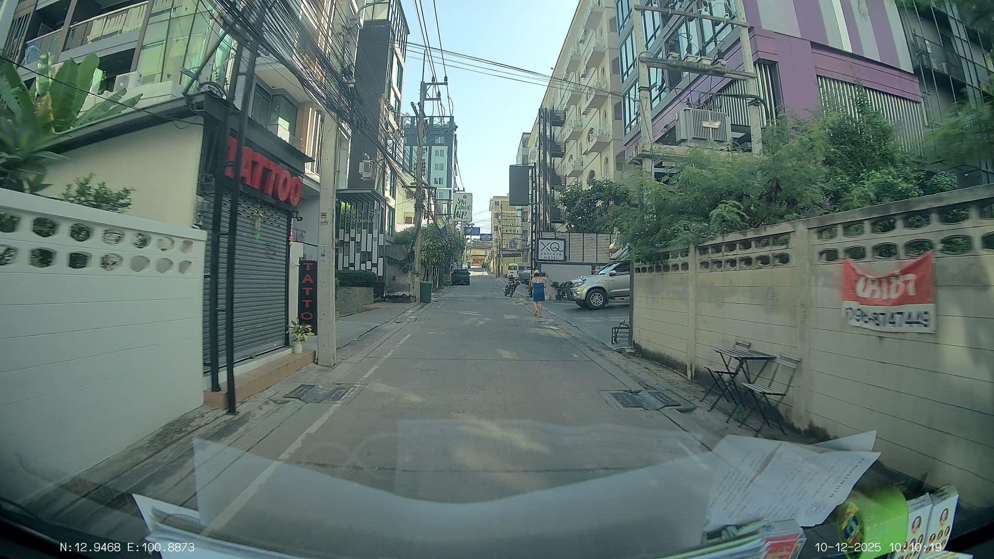 Street view near Sunshine Hip Hotel, Pattaya — © ThailandCambodia (CC BY-SA · Mapillary)