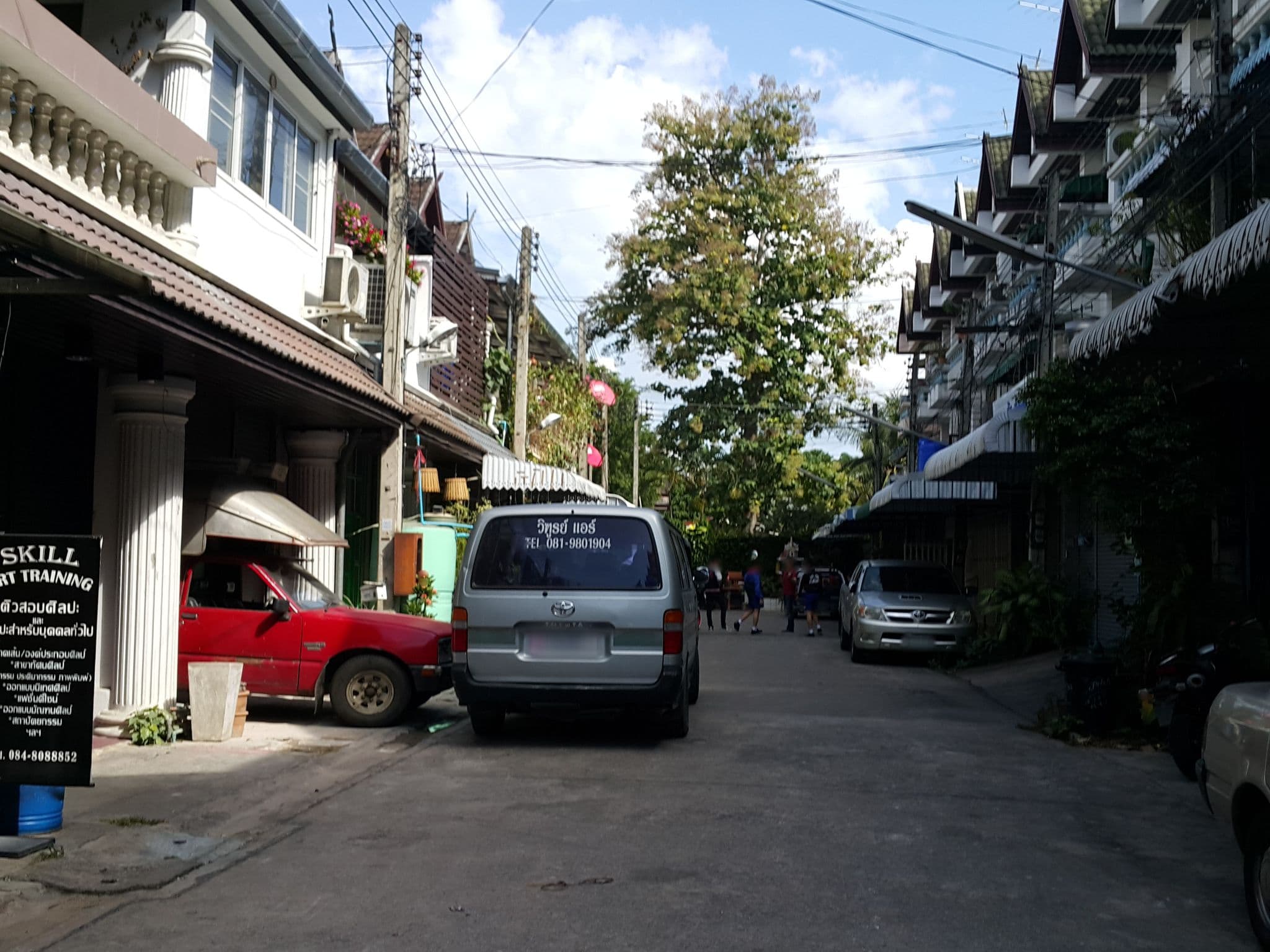 Street view near Lemon Guesthouse, Chiang Mai