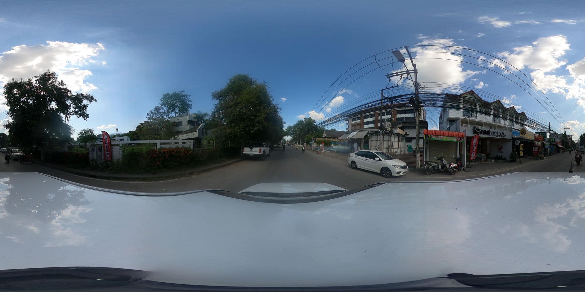 Street view near Pacific Cool Chic, Chiang Mai