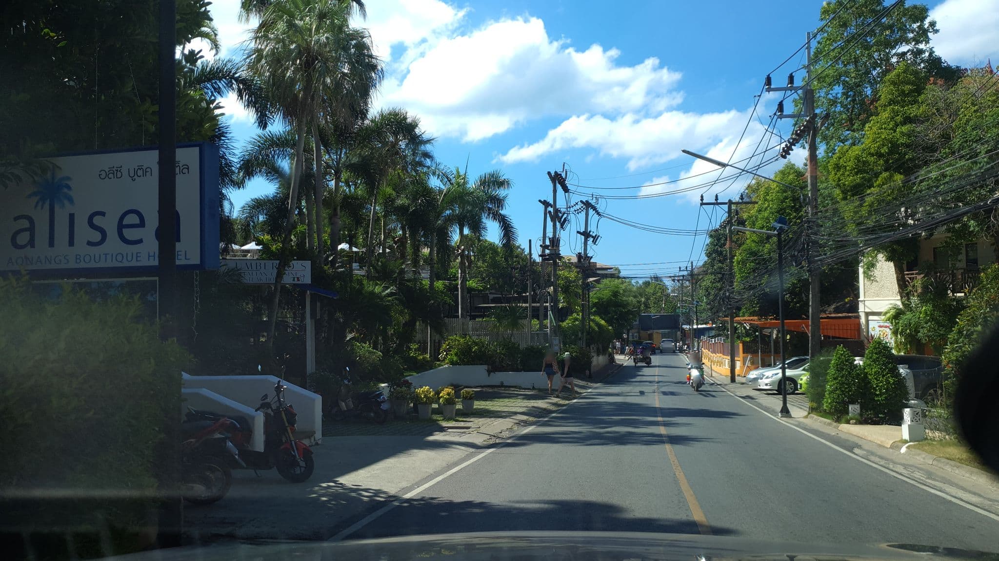 Street view near AoNang Colors, Ban Ao Nang