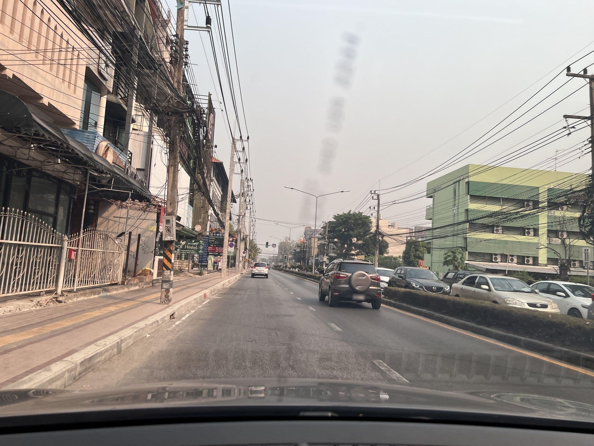 Street view near The Dome, Chiang Mai