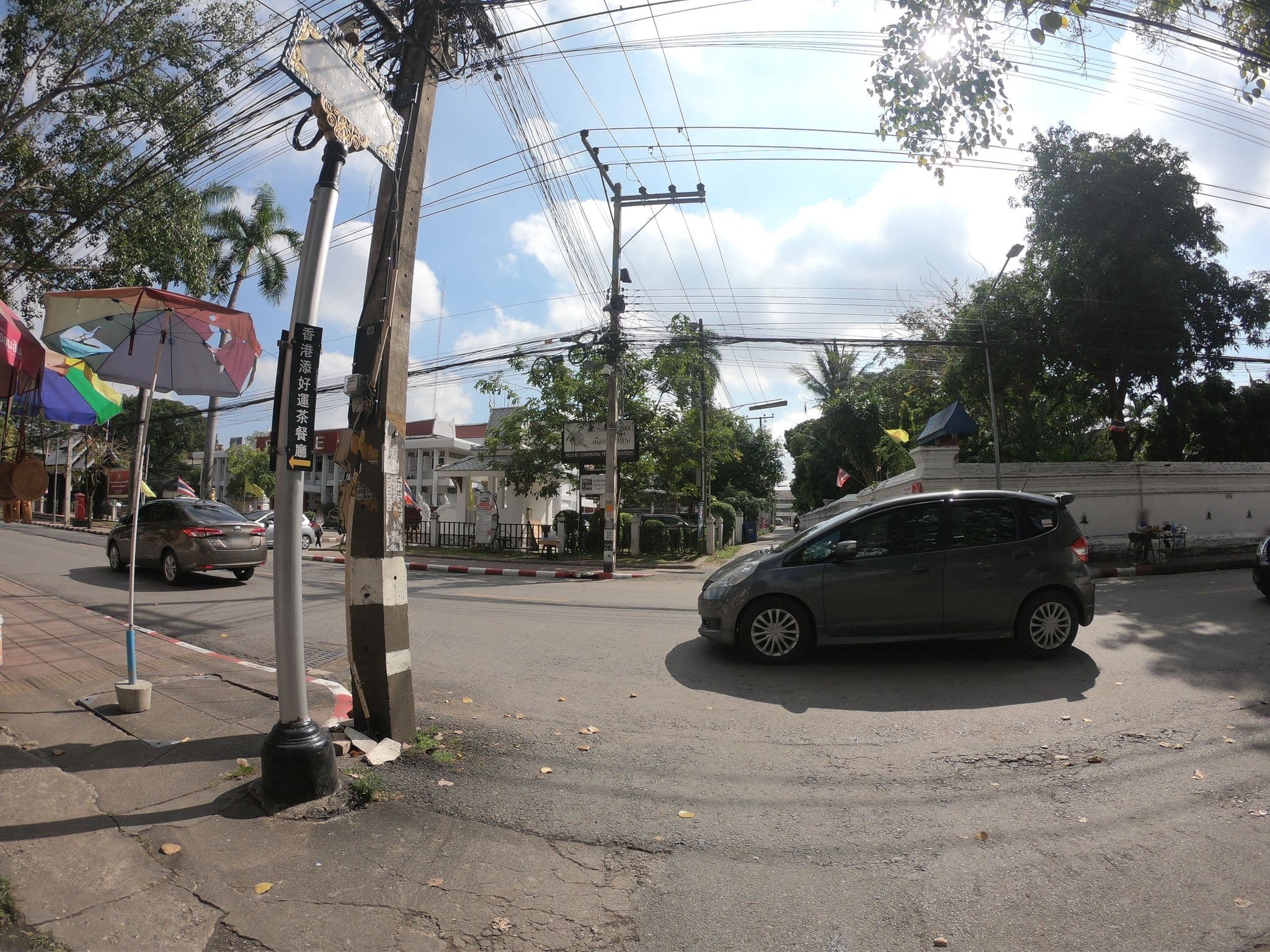 Street view near Green Sleep Hostel, Chiang Mai — © chanuwath_grab (CC BY-SA · Mapillary)