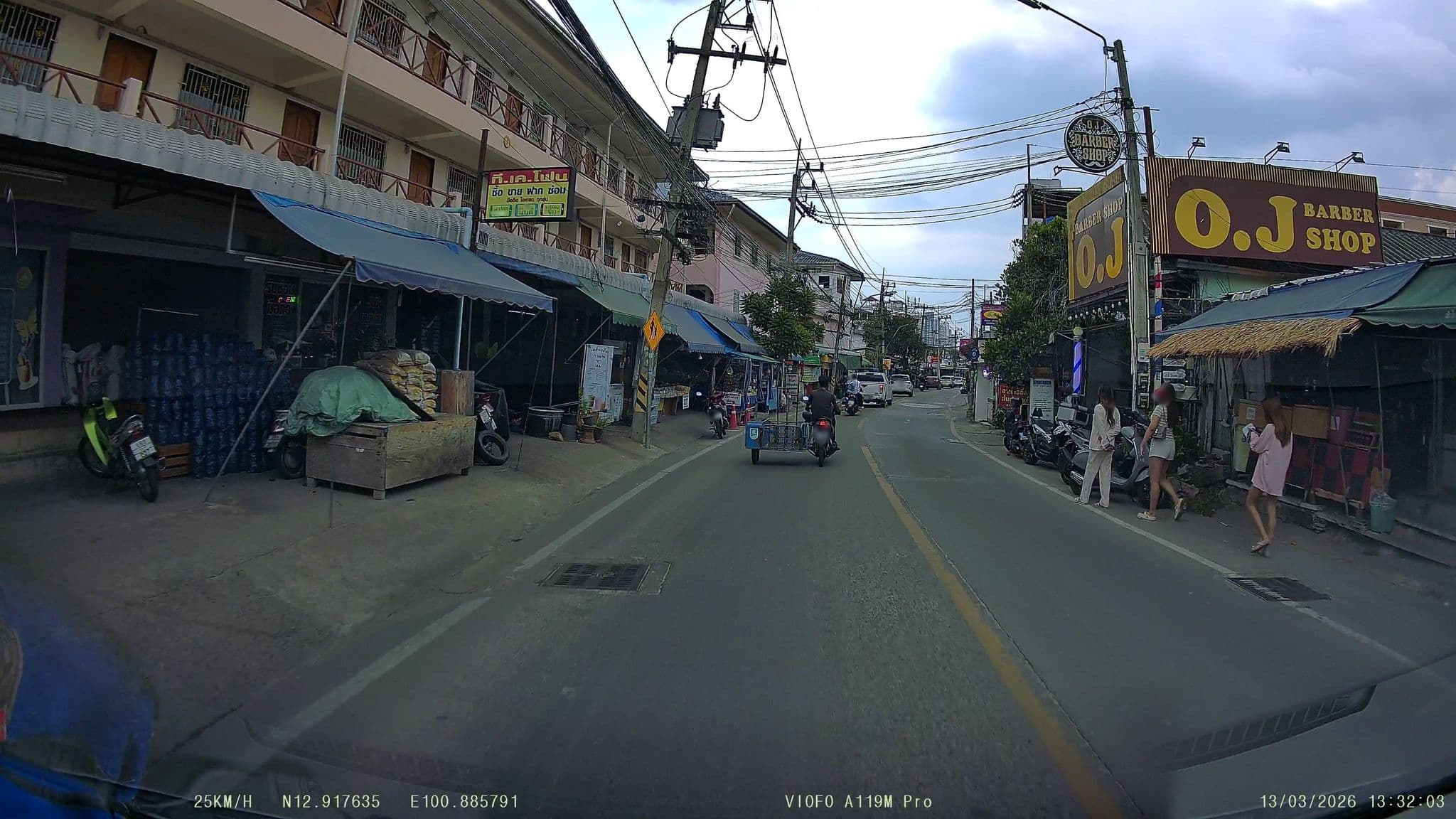Street view near NC Apartment, Pattaya
