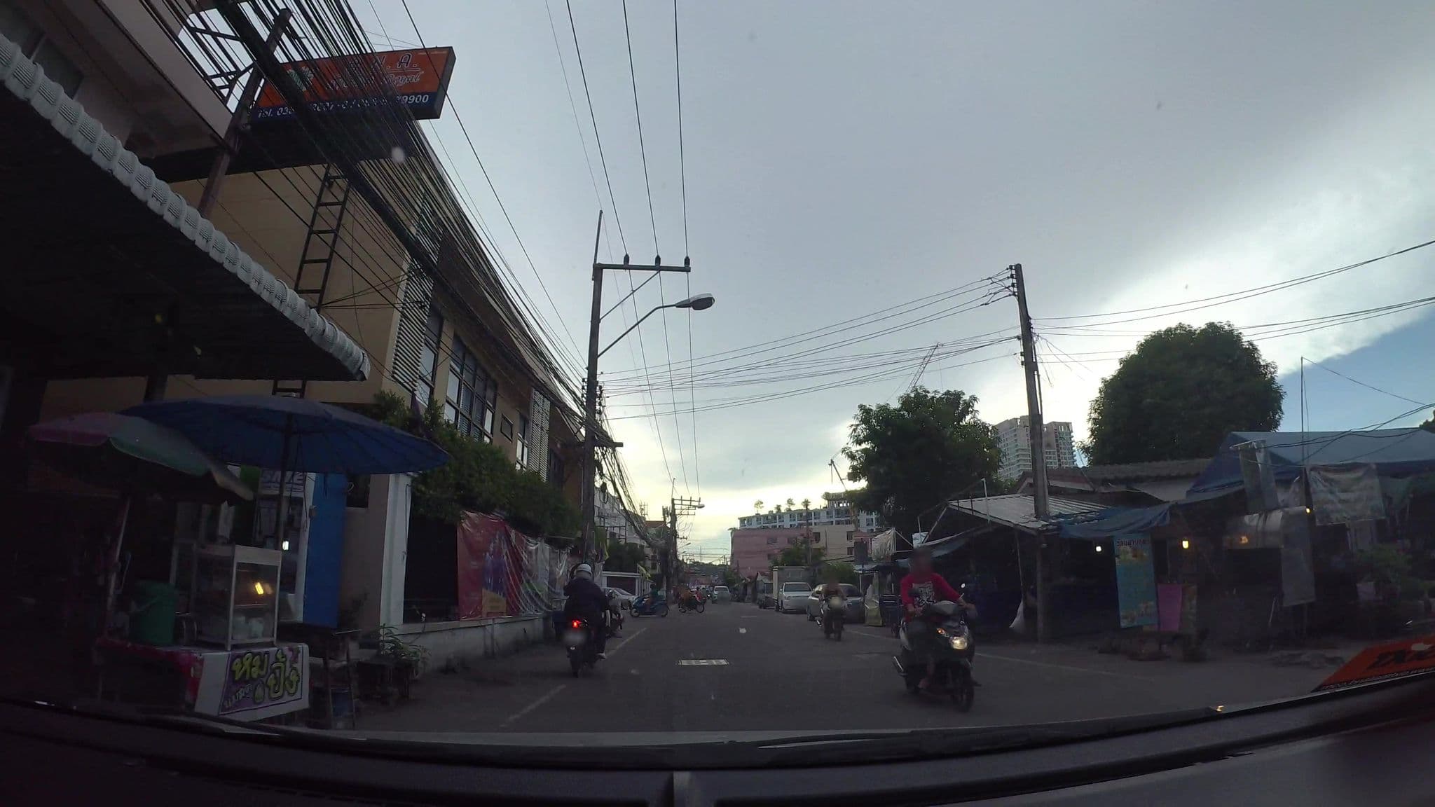 Street view near Intown Place, Pattaya