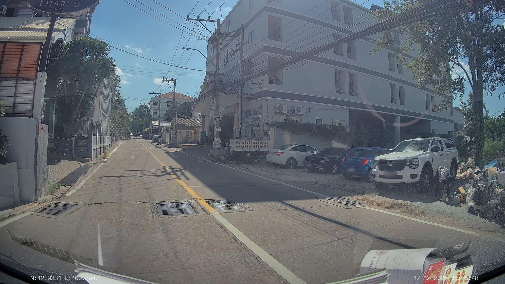 Street view near 75 Mansion, Pattaya