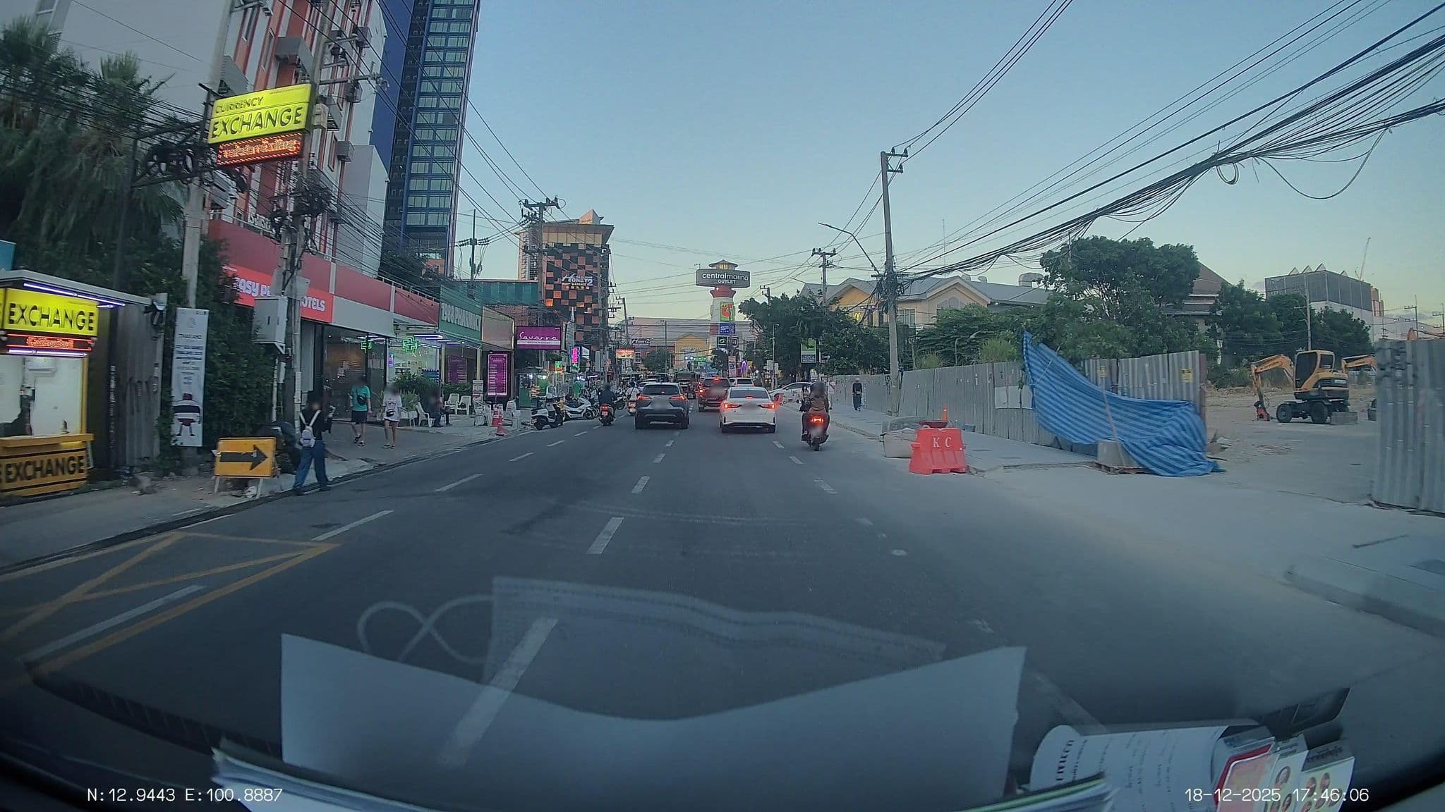 Street view near Red Planet Pattaya, Pattaya — © ThailandCambodia (CC BY-SA · Mapillary)