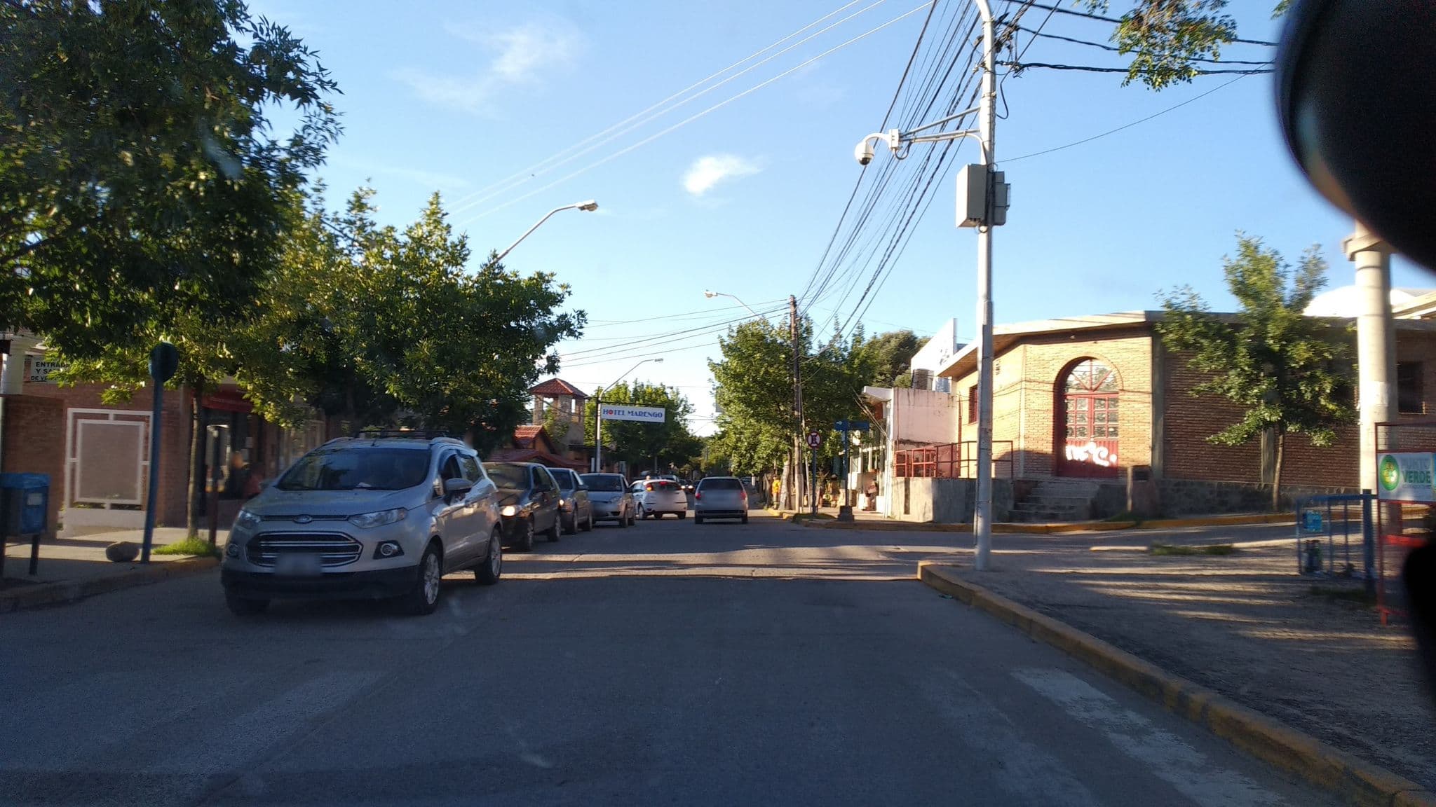 Street view near Hostería Costa del Sol, Mina Clavero — © nicfer (CC BY-SA · Mapillary)