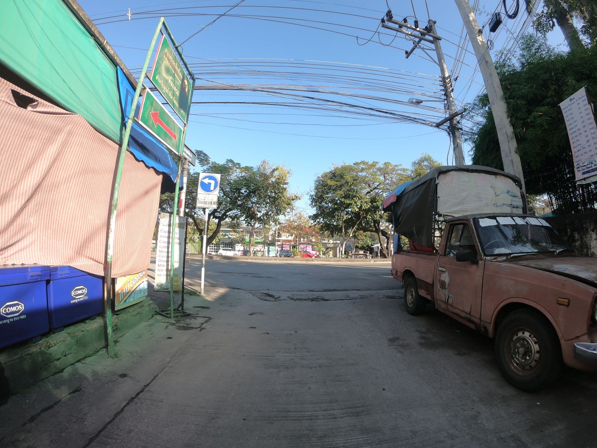 Street view near Papick Lodge, Chiang Mai