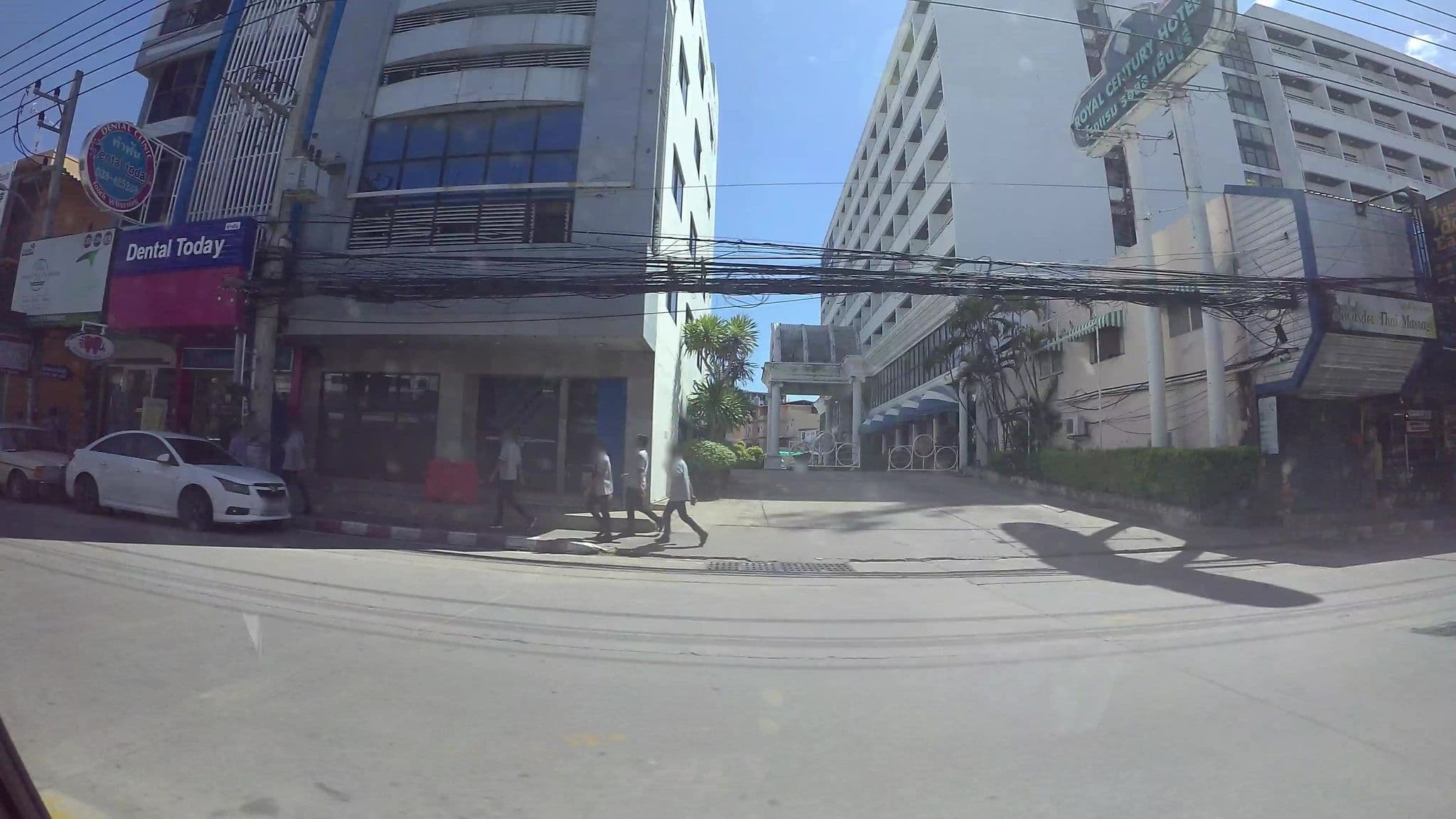 Street view near Nim Apartment, Pattaya