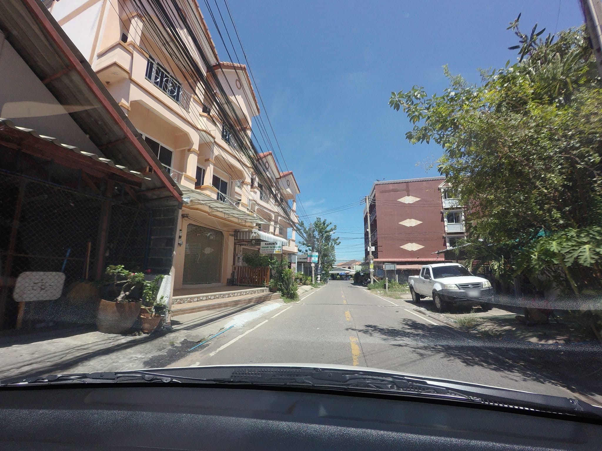 Street view near Wilasinee's Apartment, Pattaya