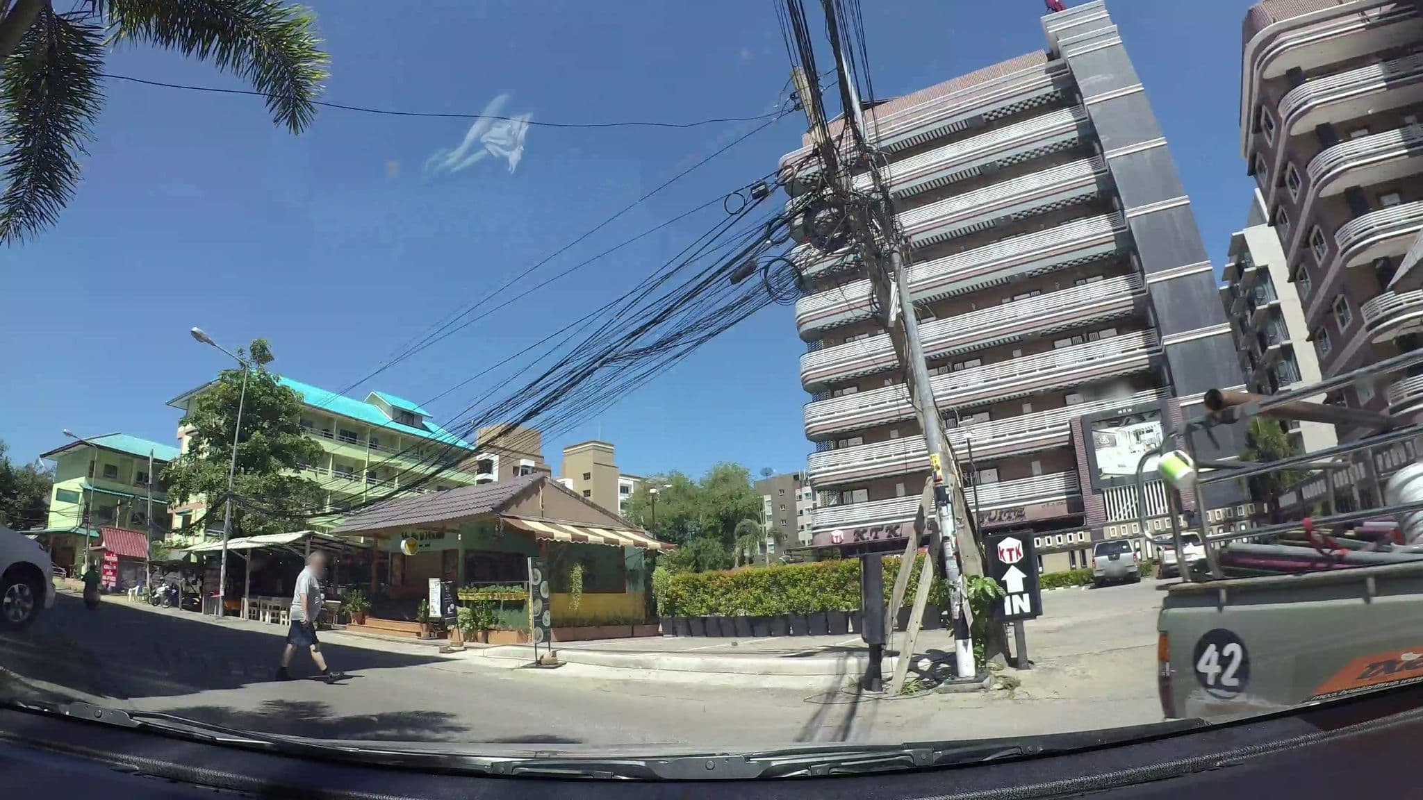 Street view near KTK Grand Suite, Pattaya