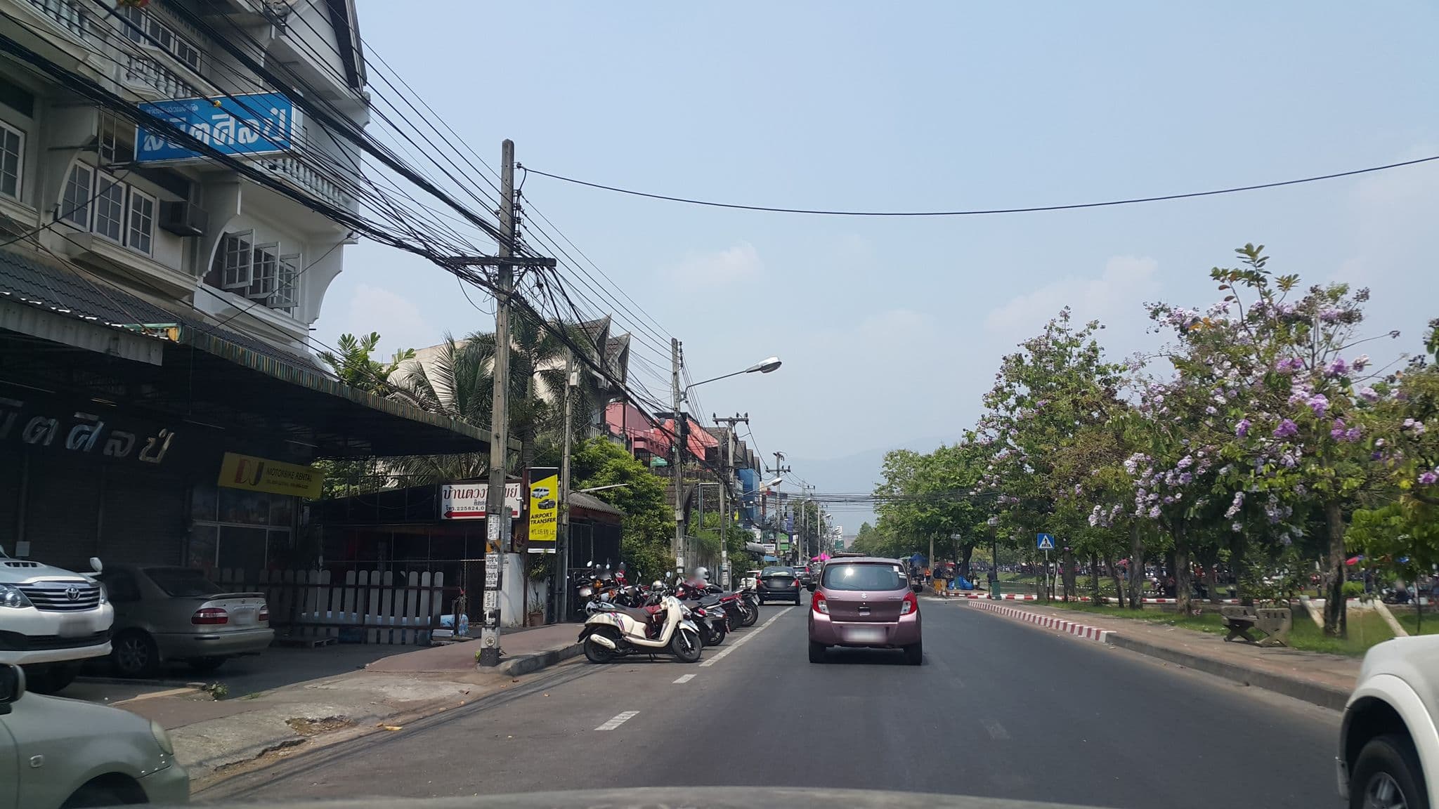 Street view near Sira Boutique Hotel, Chiang Mai