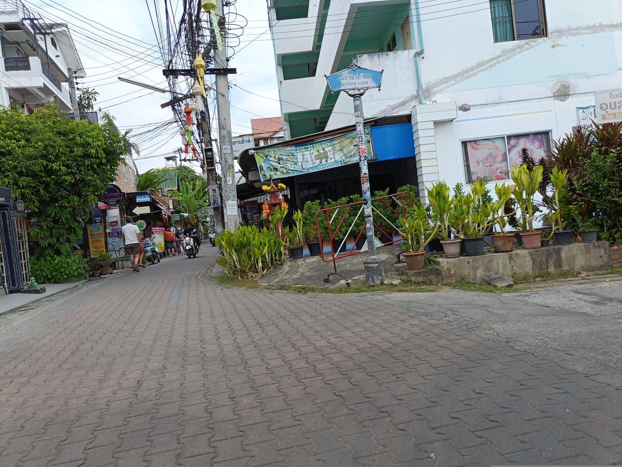 Street view near Boss's House, Chiang Mai