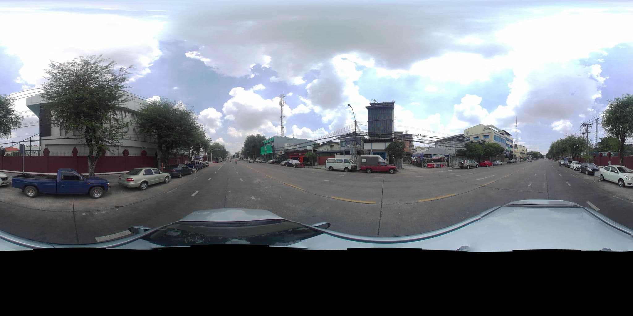 Street view near Hi Thewet, Phra Nakhon