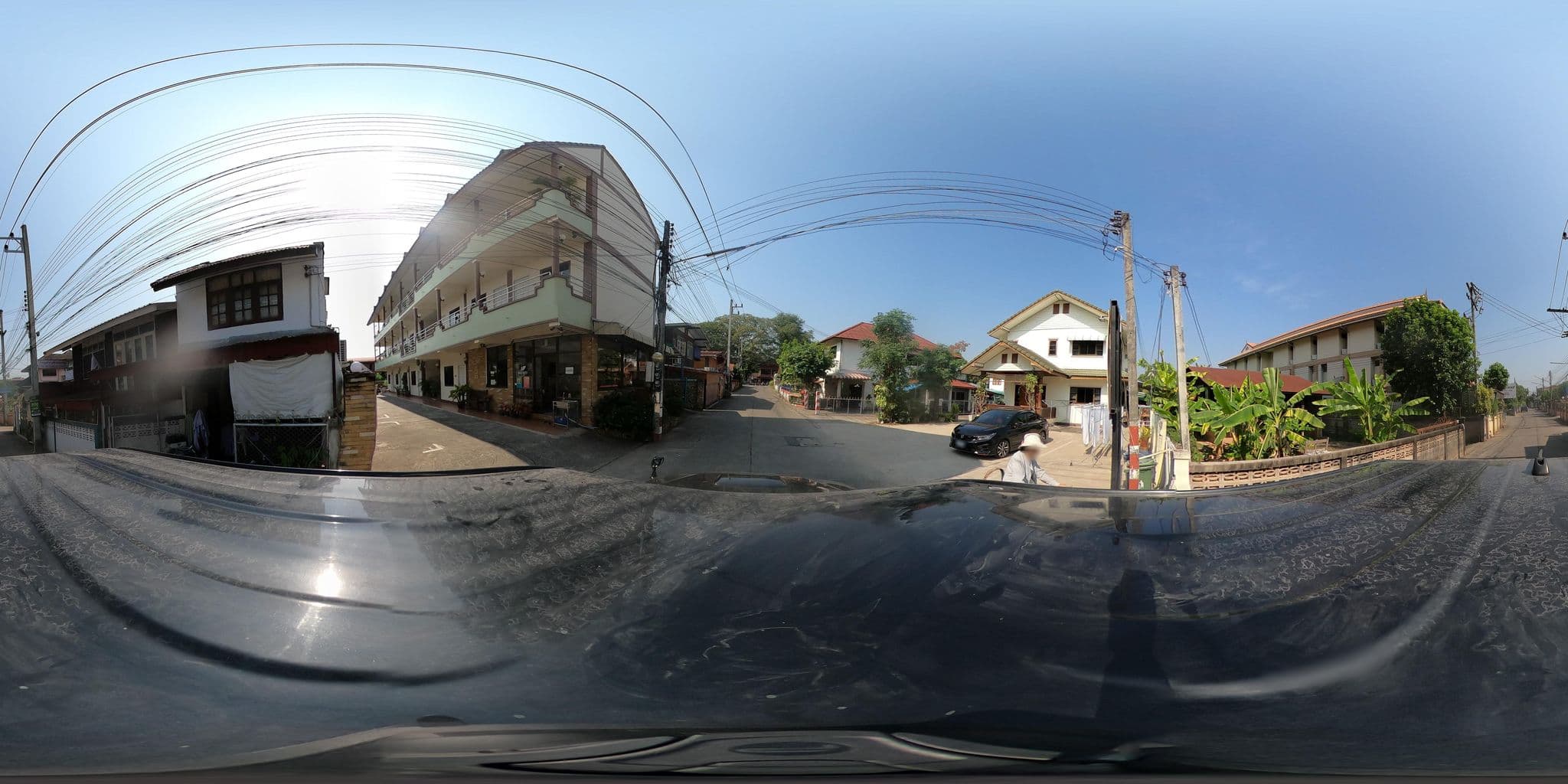 Street view near Phoempoon Mansion, Nan