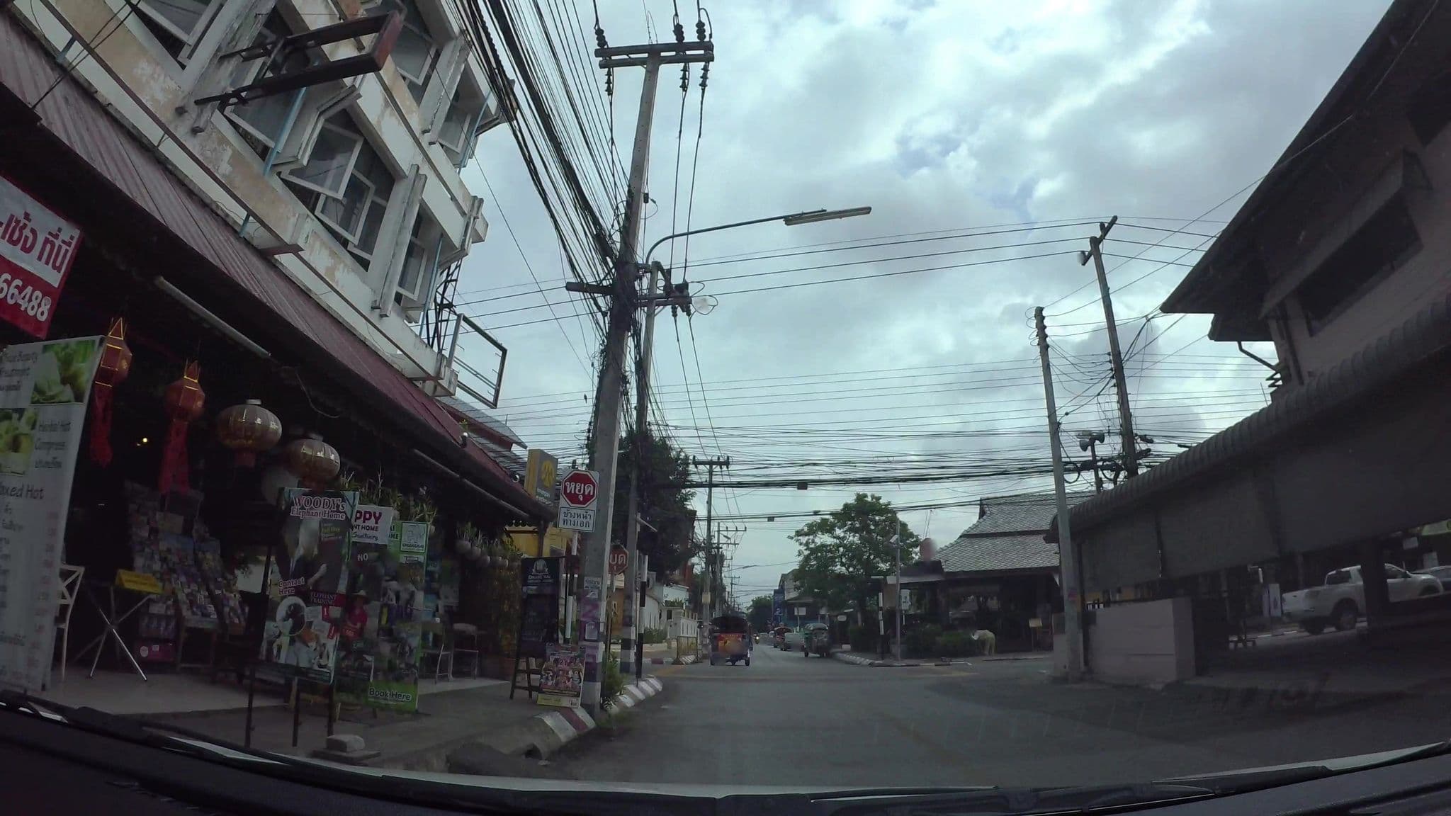 Street view near Rose Guest House, Chiang Mai