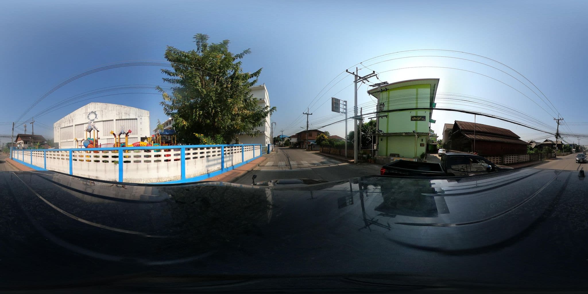 Street view near Kasinphat Home, Nan