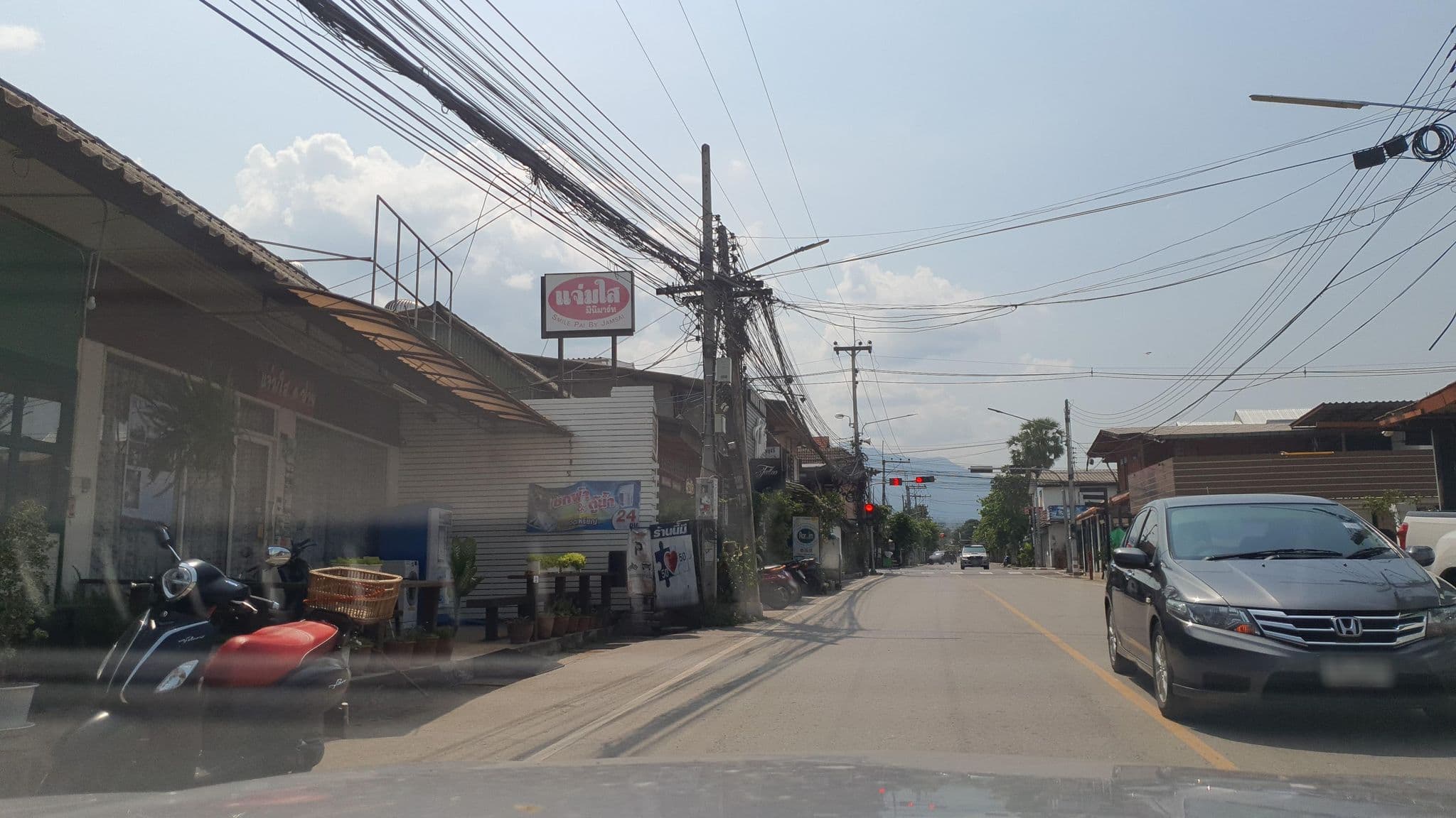 Street view near TTK Guesthouse, Pai