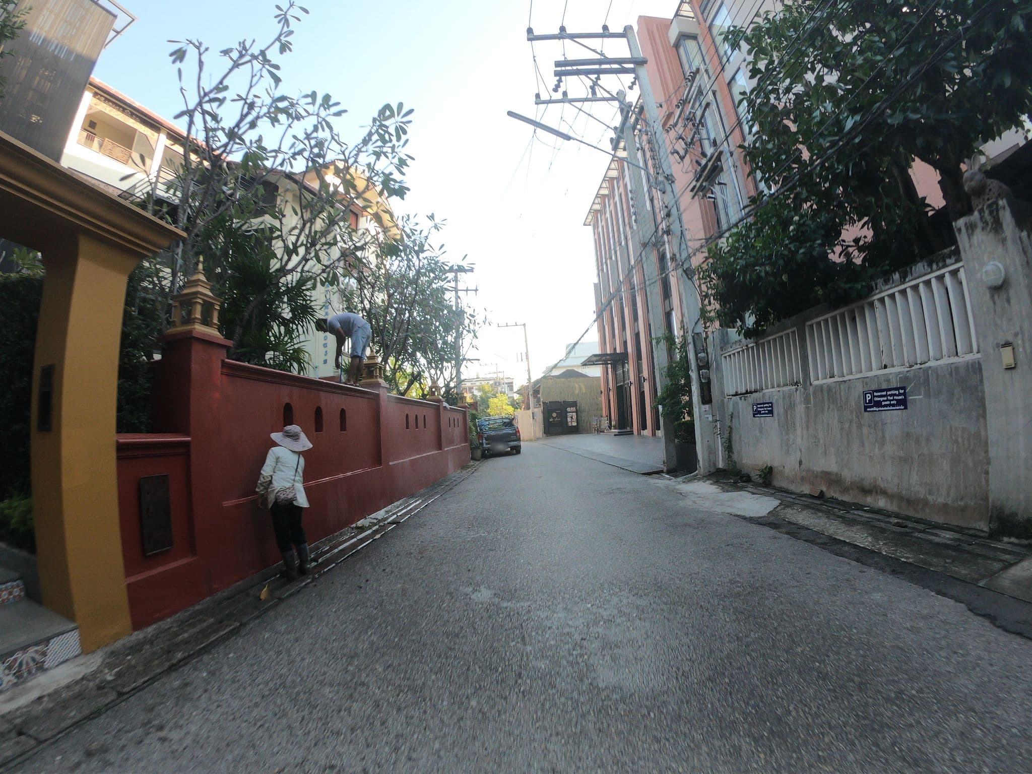 Street view near Thapae Boutique House, Chiang Mai