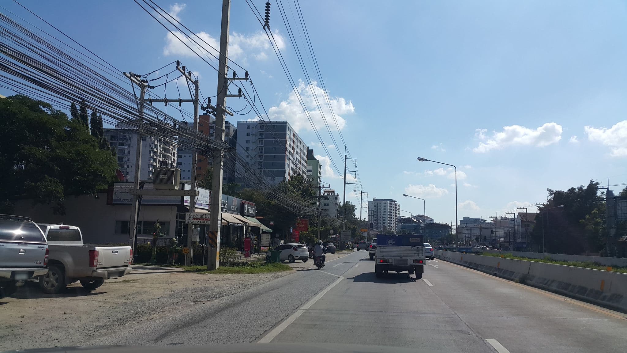 Street view near The Sun Terrace, Chiang Mai