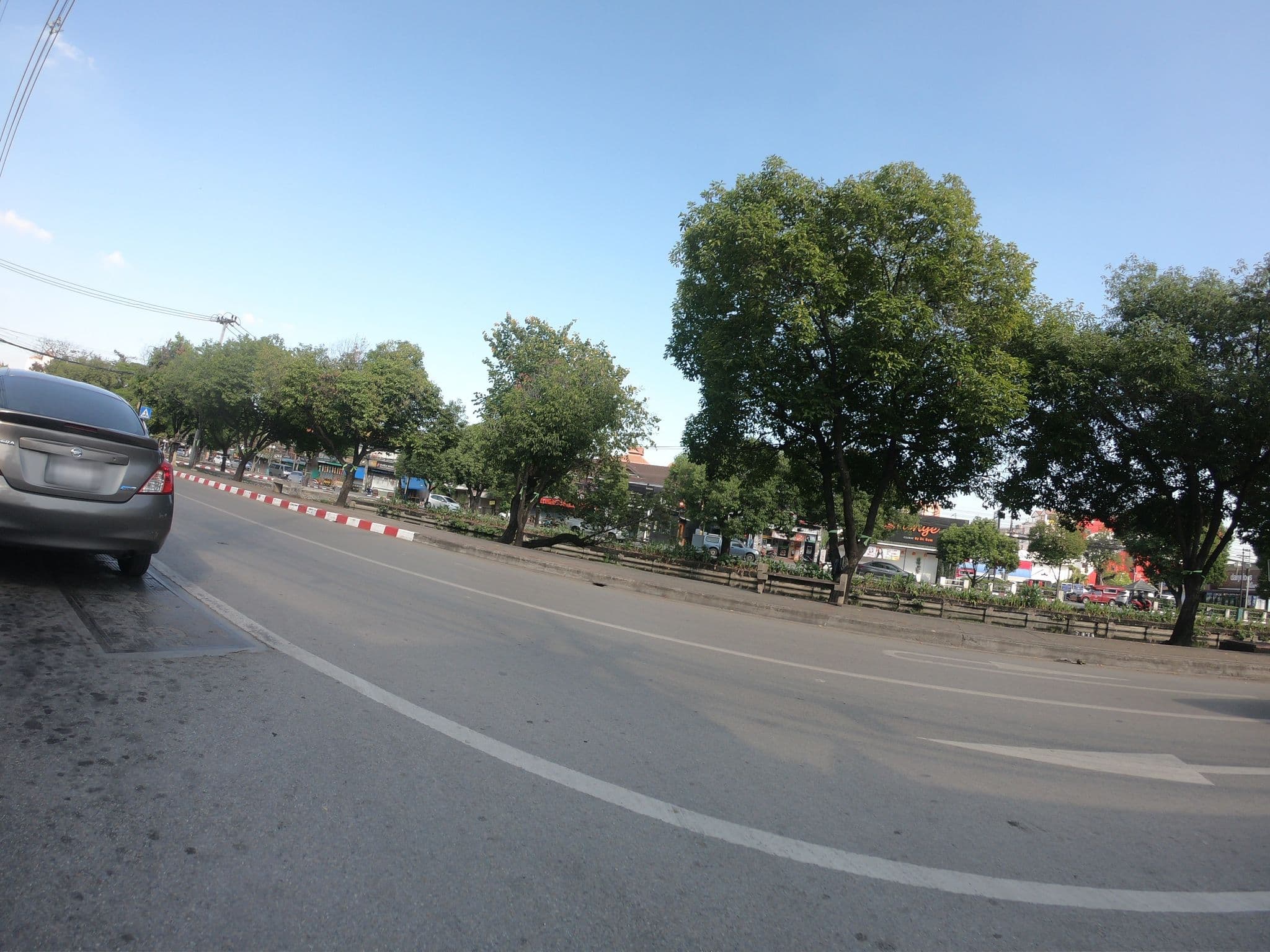 Street view near @Home, Chiang Mai — © chanuwath_grab (CC BY-SA · Mapillary)