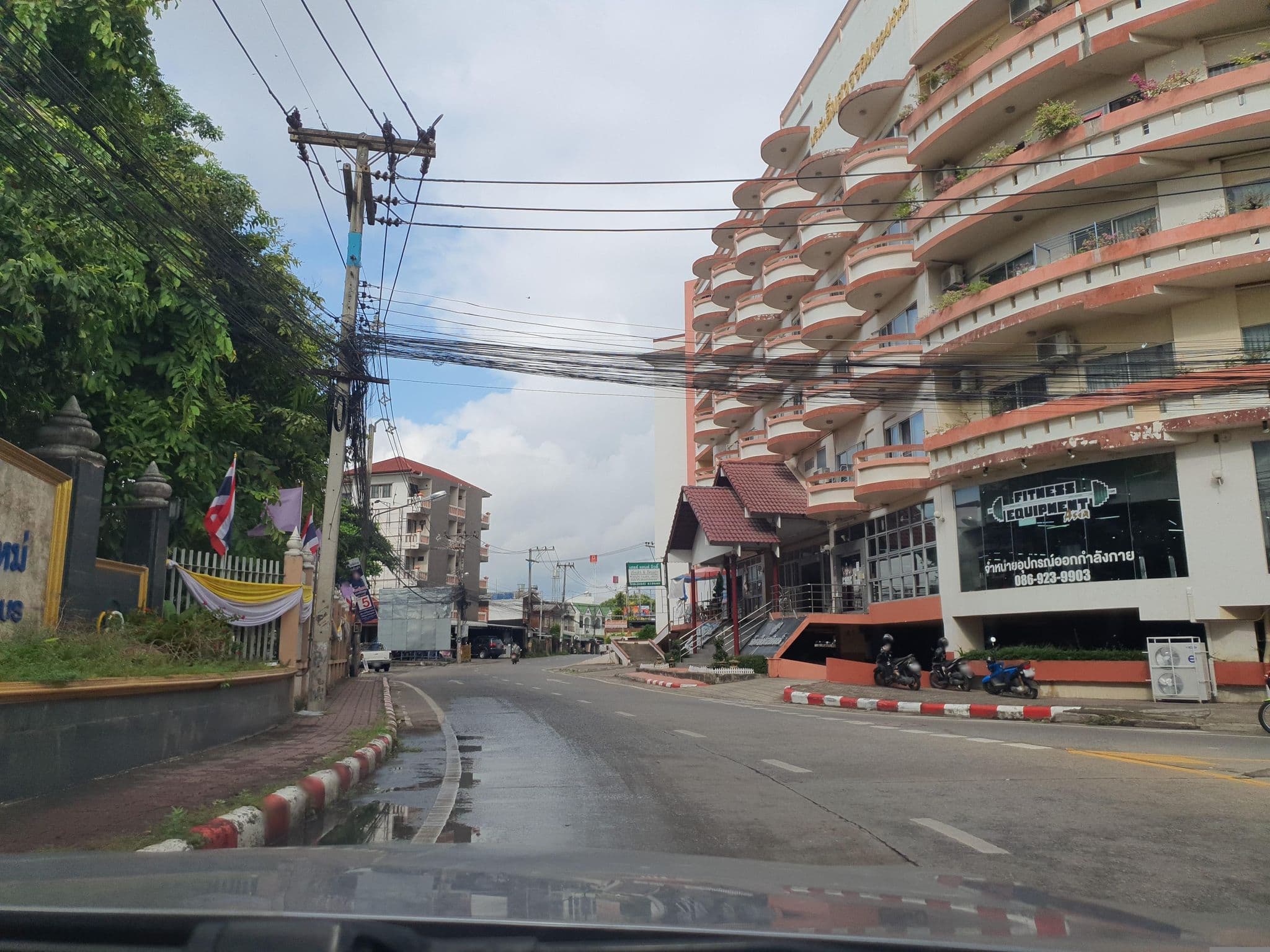 Street view near changphuak residenc, Chiang Mai