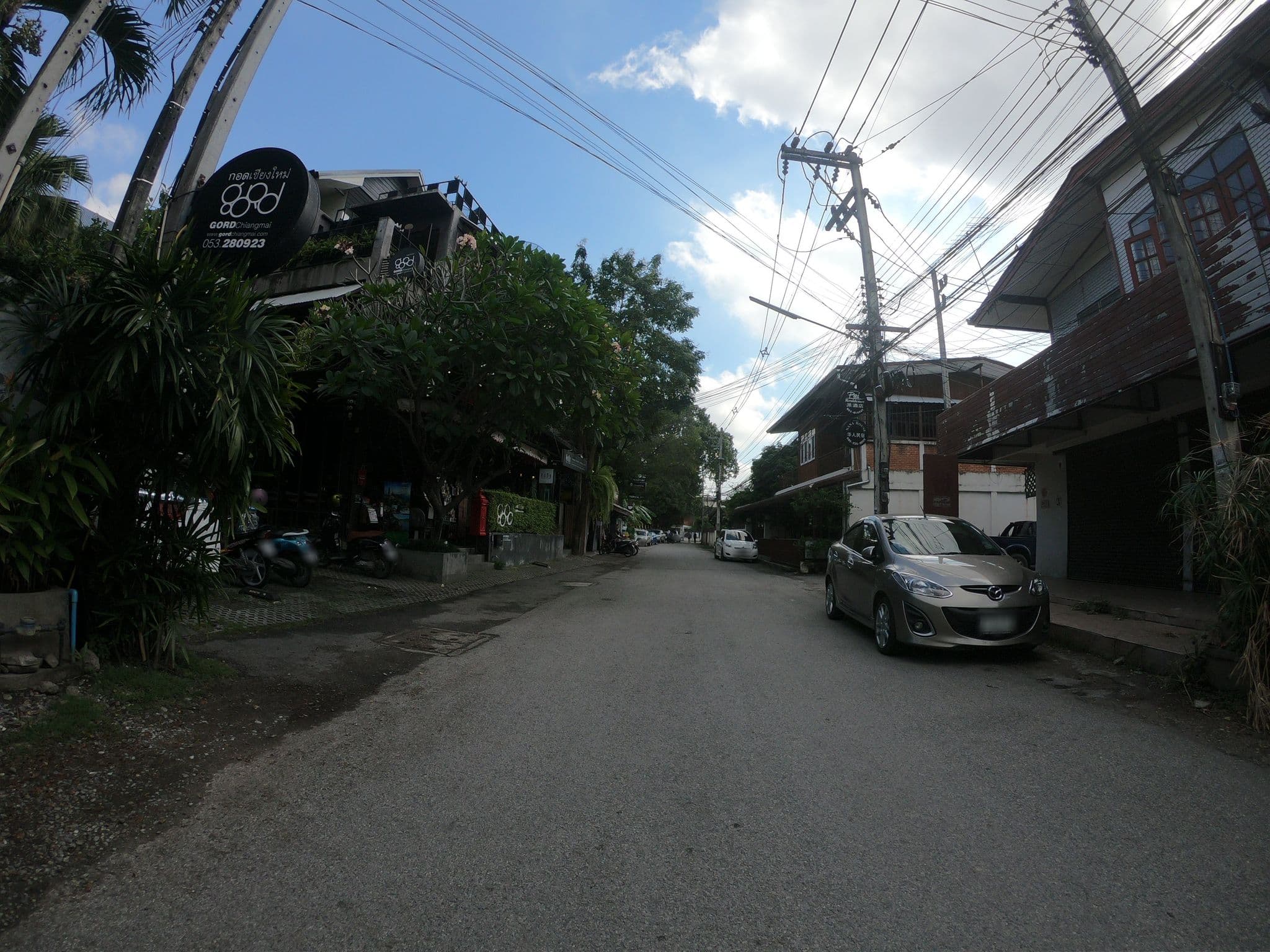 Street view near Wen Wen Garden Home, Chiang Mai
