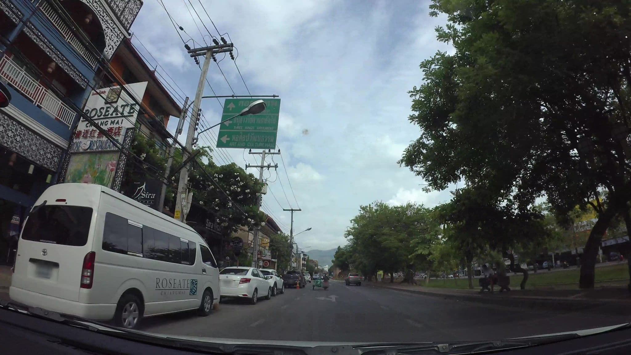 Street view near YELLOW FELLOW HOSTEL, Chiang Mai