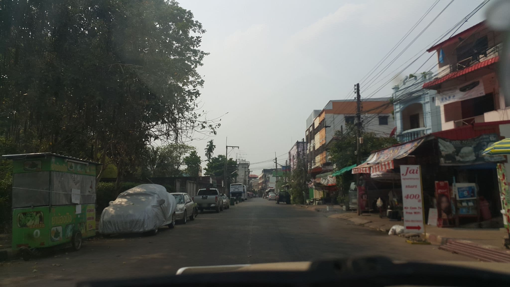 Street view near Jai Thip Apartment, Udon Thani