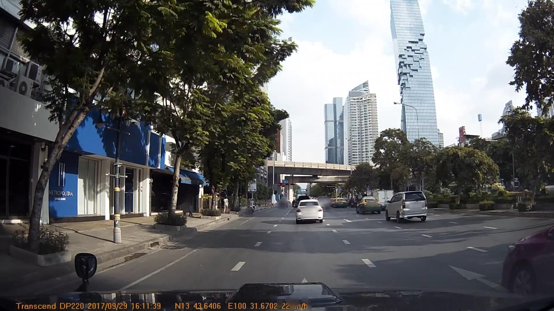 Street view near Silom 10 Residence, Bang Rak