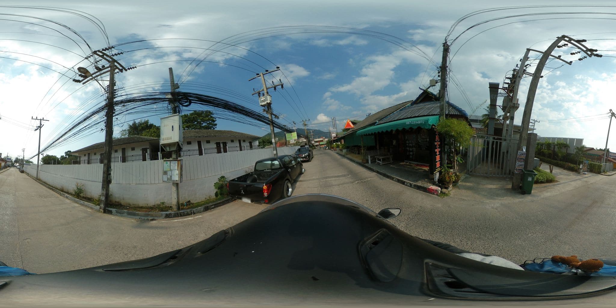 Street view near The Hive Hotel, Ko Samui
