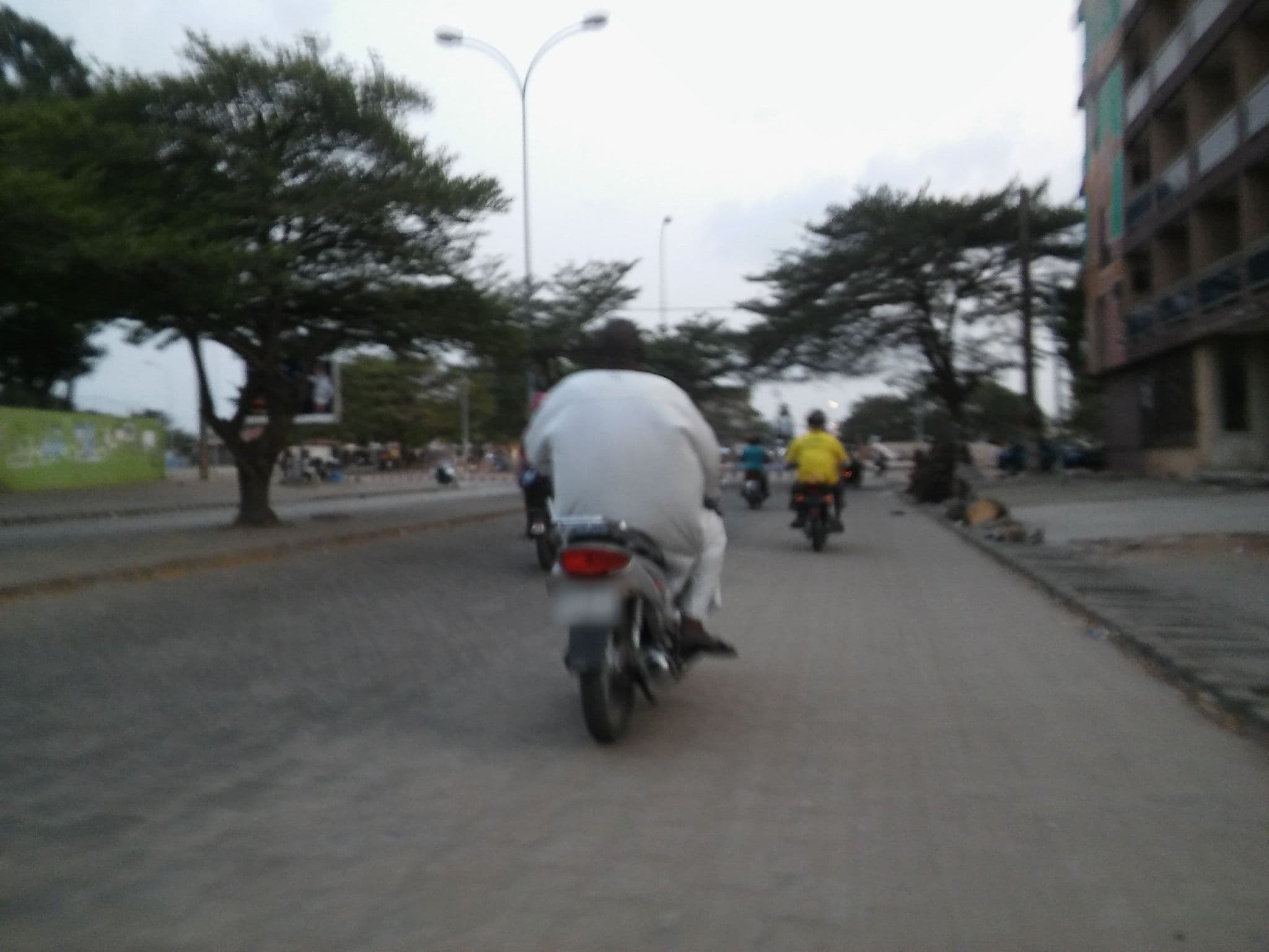 Street view near HOTEL GL, Cotonou — © saliousoft (CC BY-SA · Mapillary)