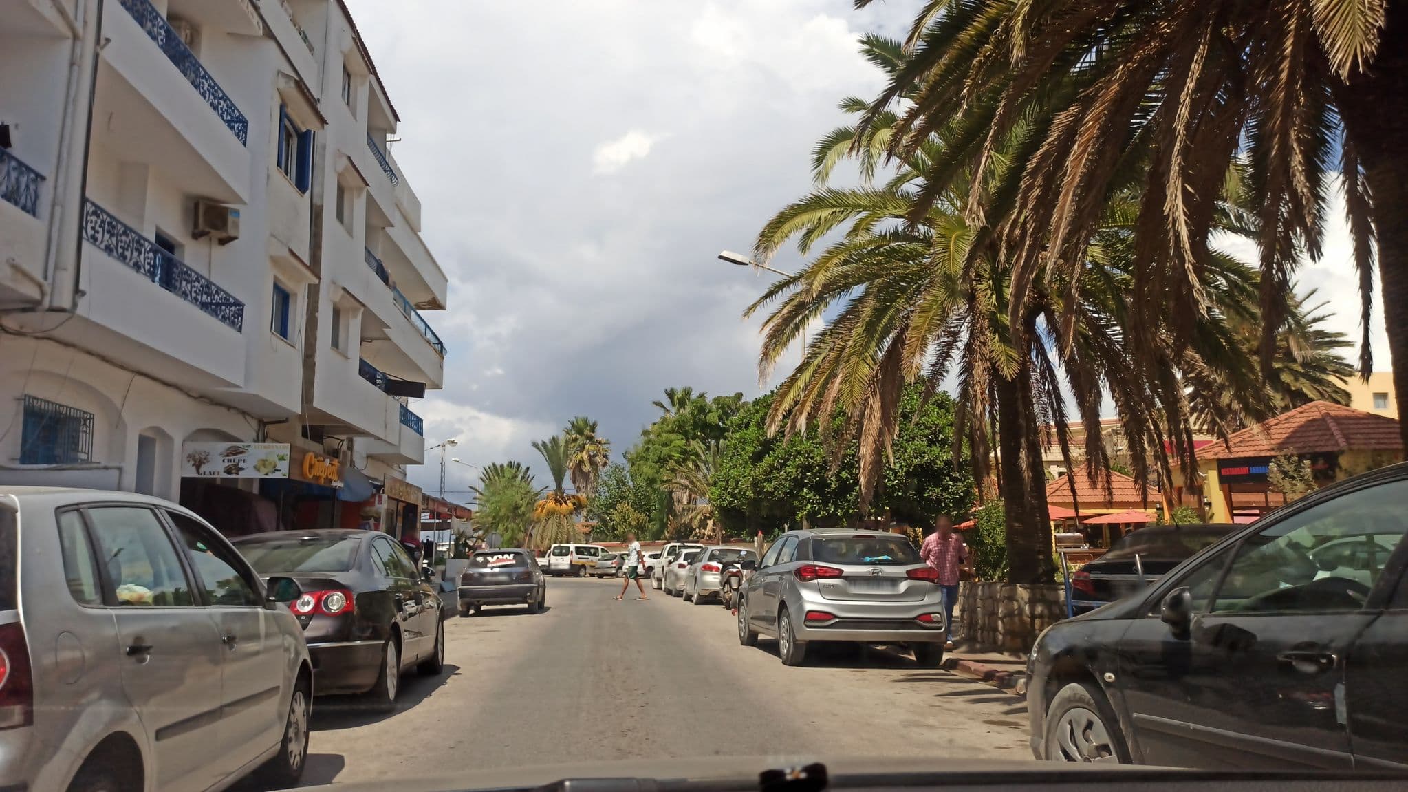Street view near Hôtel de la Plage, Tabarka — © ghassen98 (CC BY-SA · Mapillary)