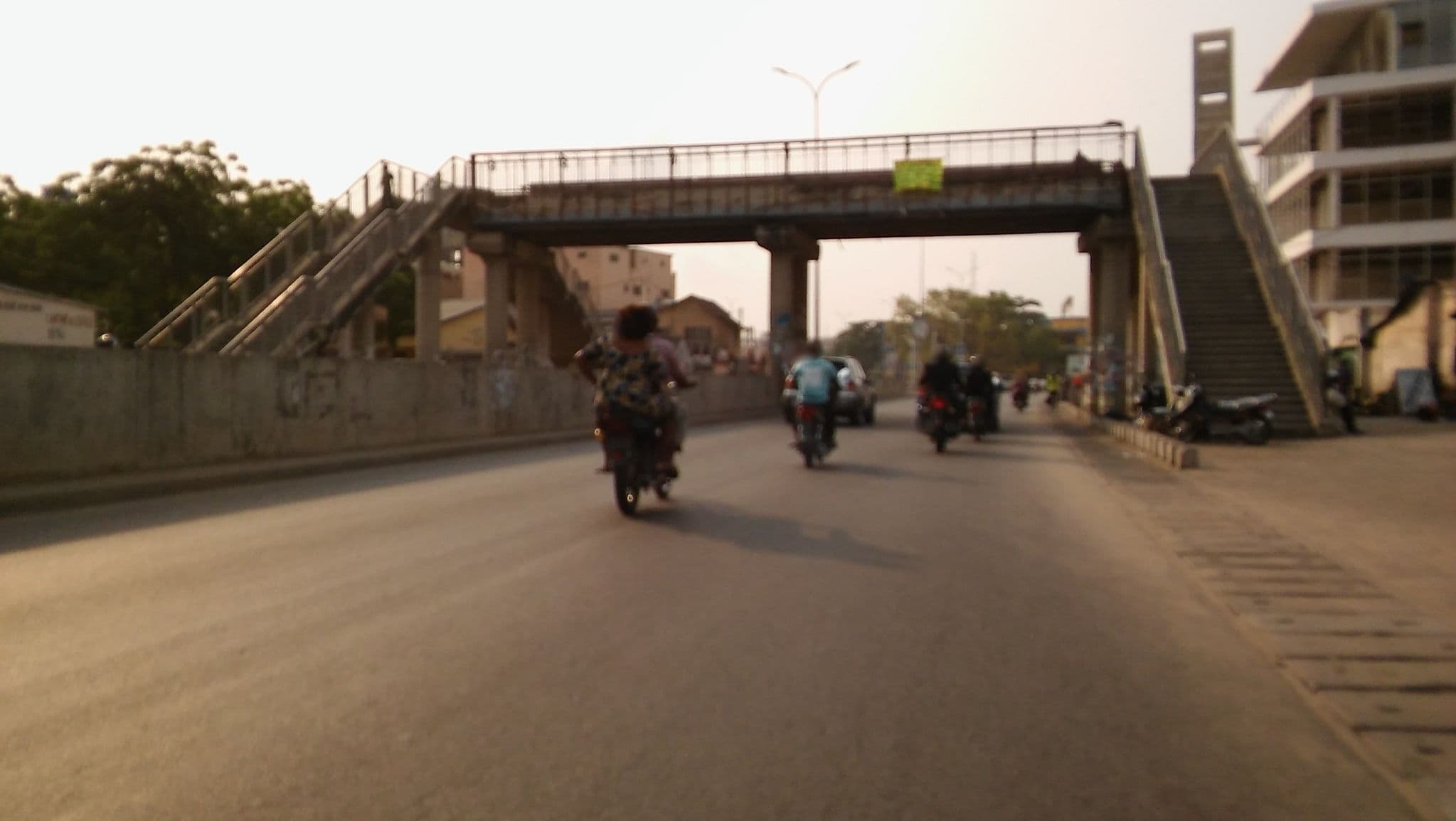 Street view near Hôtel Méditerrané, Cotonou — © saliousoft (CC BY-SA · Mapillary)