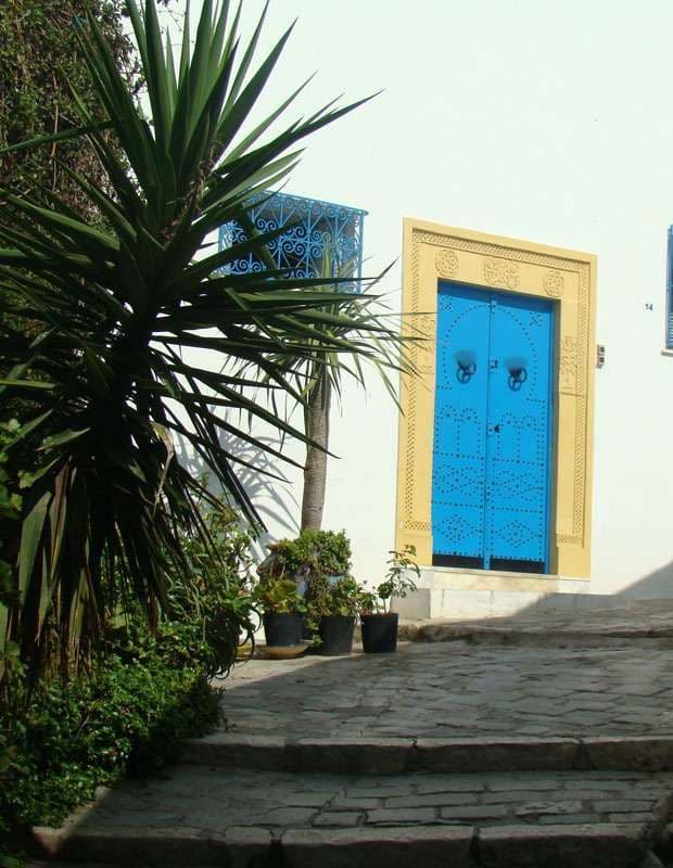 Street view near Hôtel Dar Saïd, Sidi Bou Said — © maras68 (CC BY-SA · Mapillary)