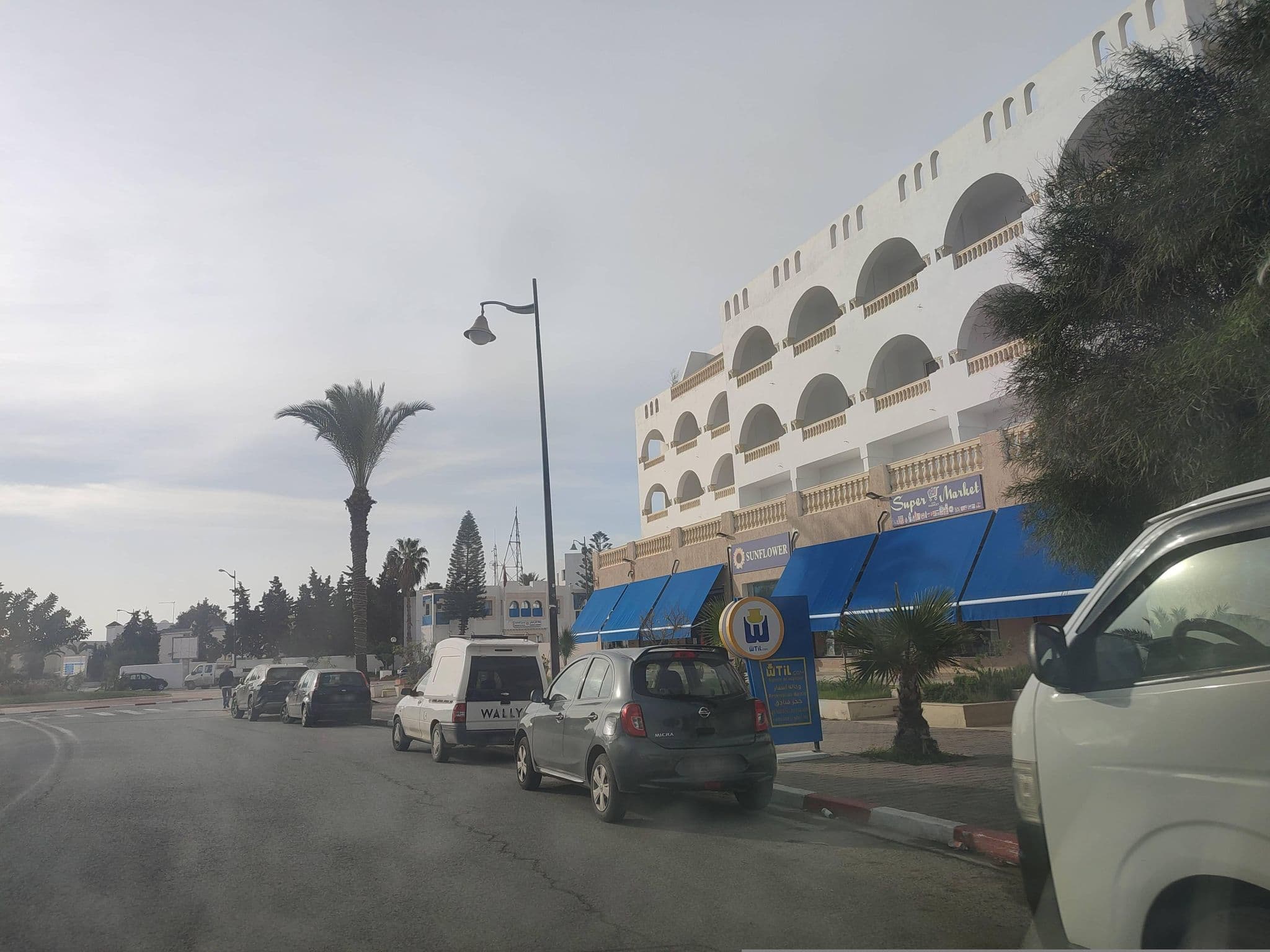 Street view near Hôtel Zodiac, Hammamet