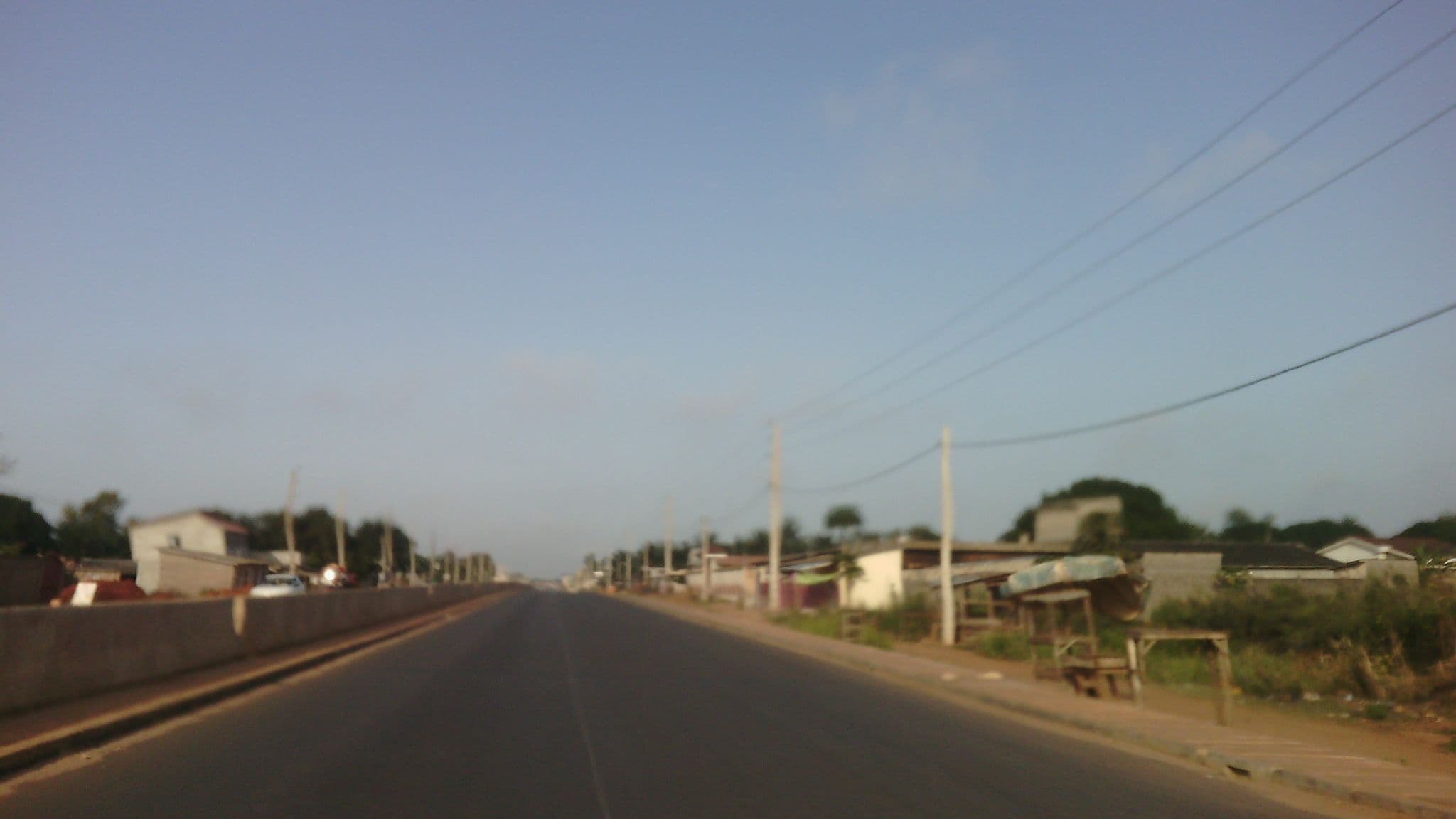 Street view near Hôtel Terra Nostra, Ouidah — © saliousoft (CC BY-SA · Mapillary)