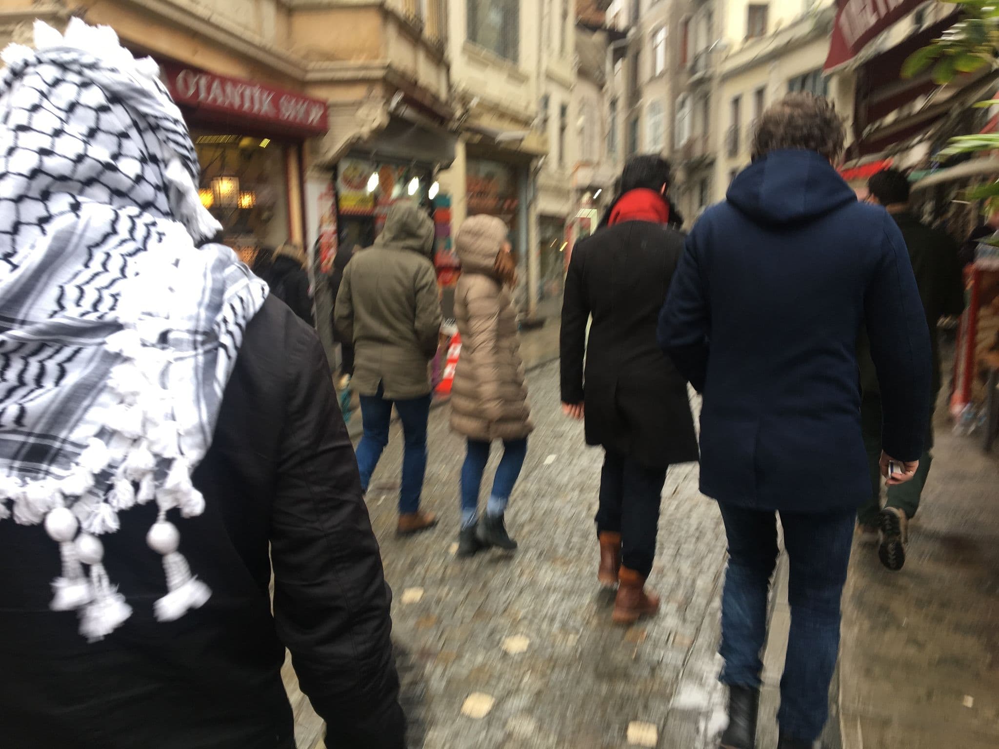 Street view near Art Nouveau Galata, Eminönü