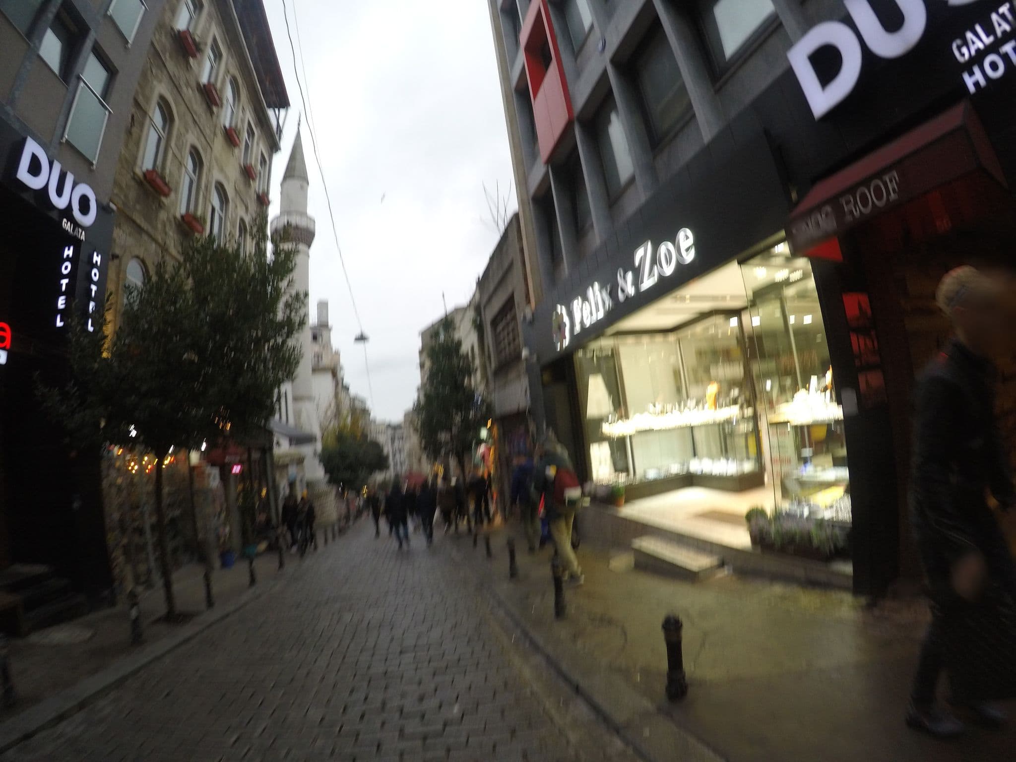 Street view near duo galata hotel, Eminönü