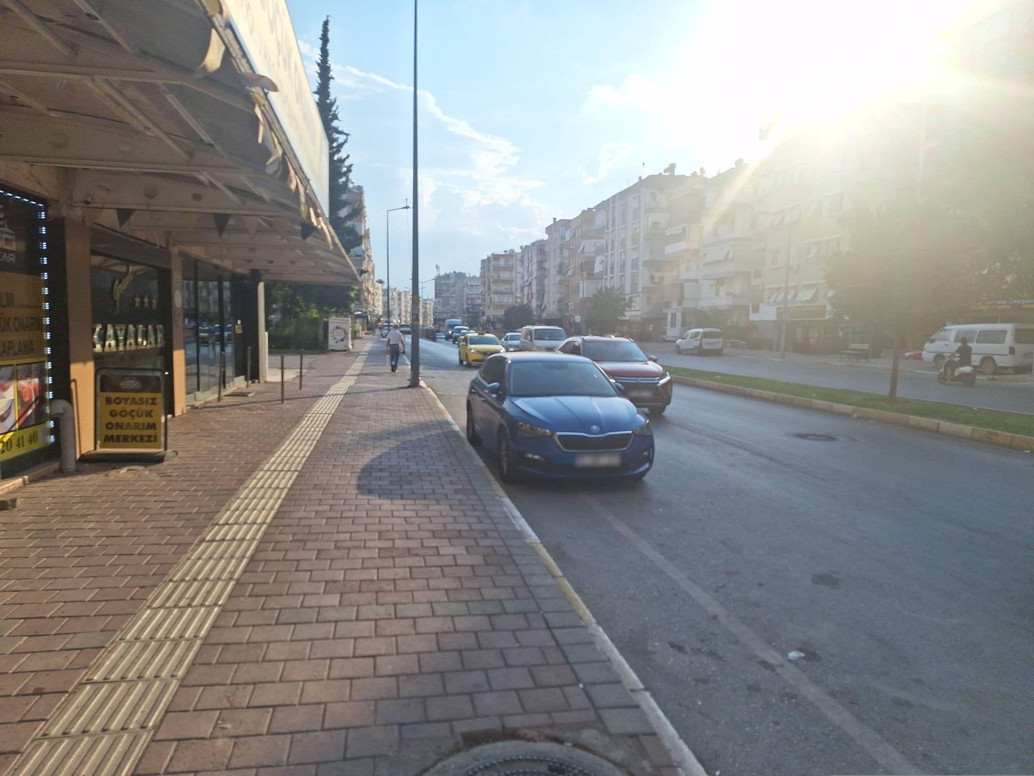 Street view near Grand Kayalar Hotel, Antalya