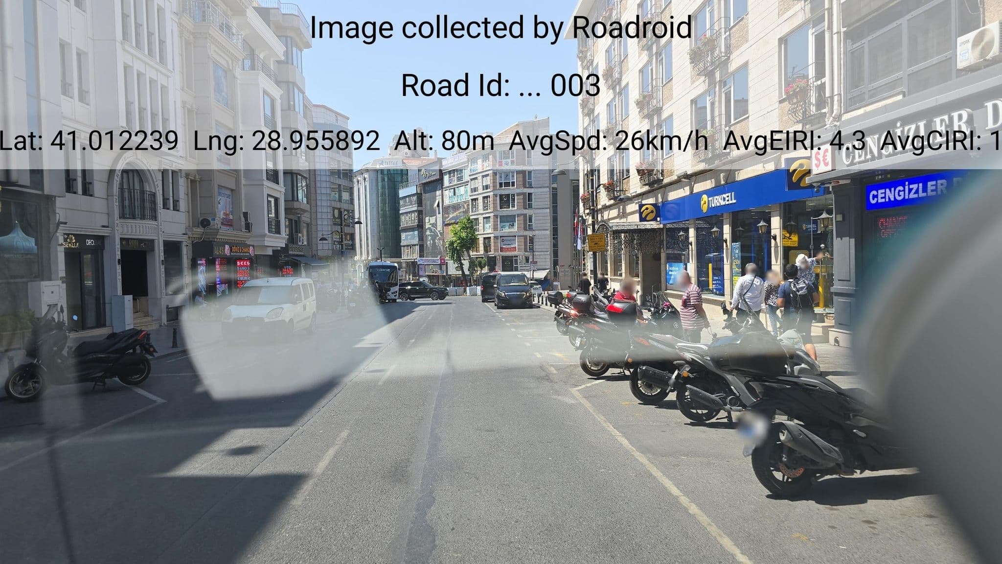 Street view near Hotel Büyük Levent, Istanbul