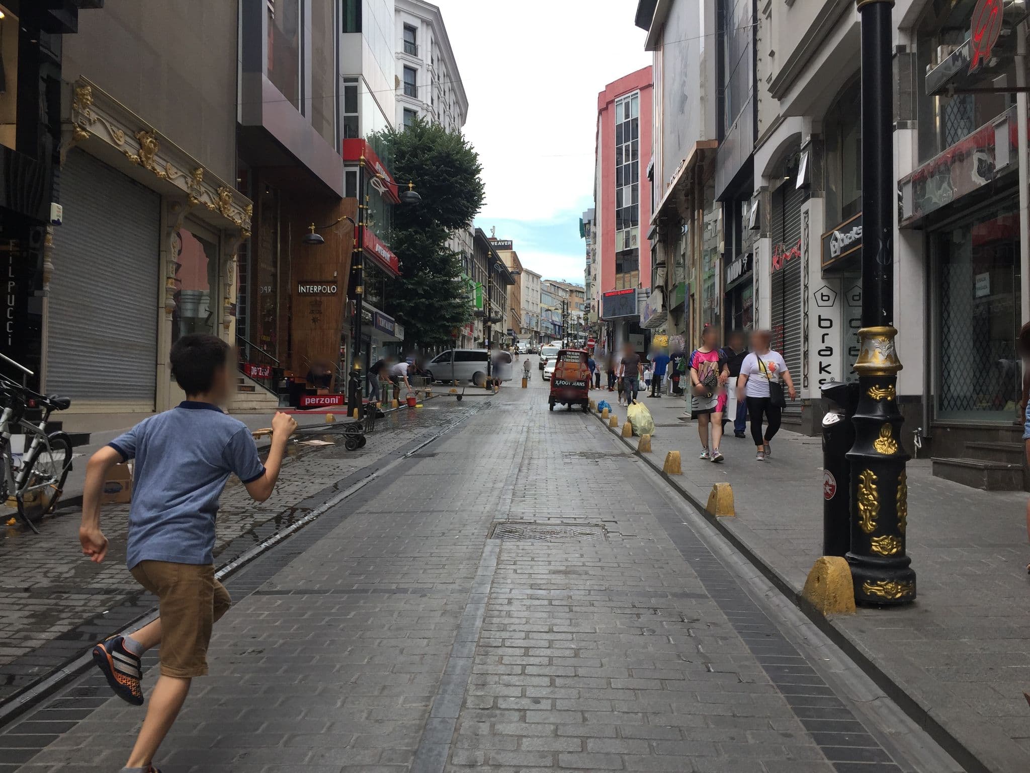 Street view near Gold hotel, Istanbul